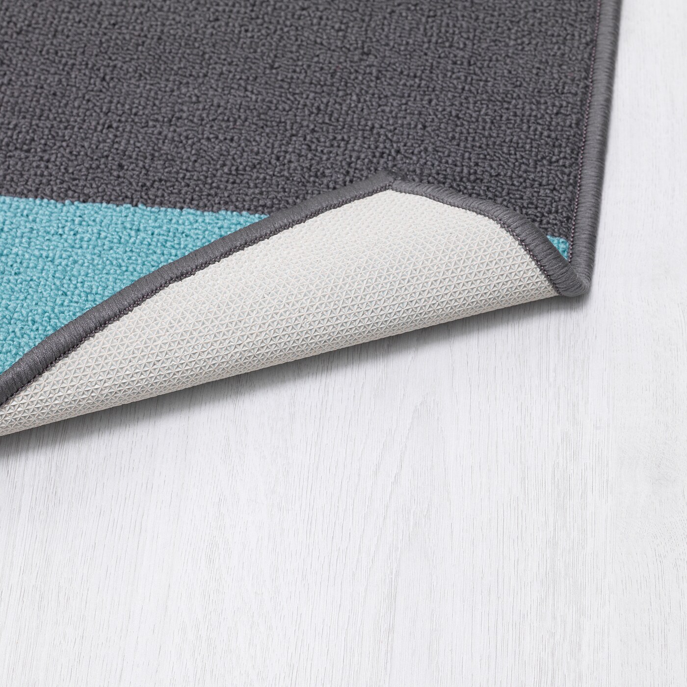 HALSTED door mat grey/blue - IKEA