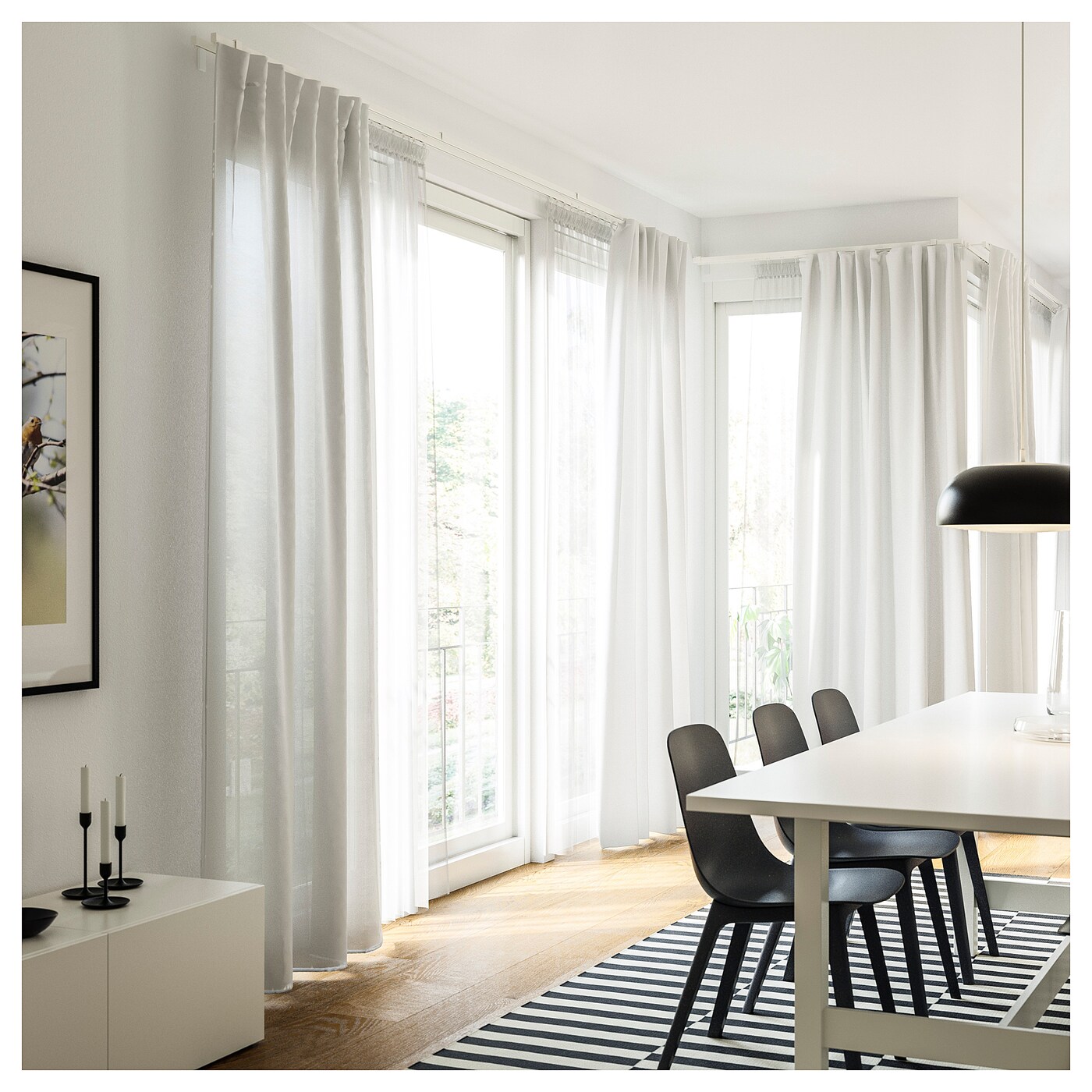 IKEA HANNALILL カーテン 145×250 cm ベージュ ２組 IKEA HANNALILLベージュ 145×250 - メルカリ