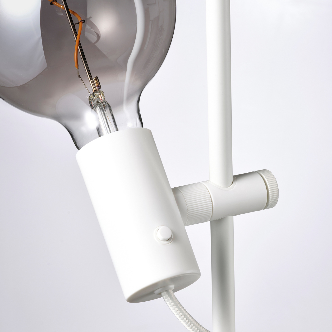 HÅRSLINGA floor lamp white - IKEA