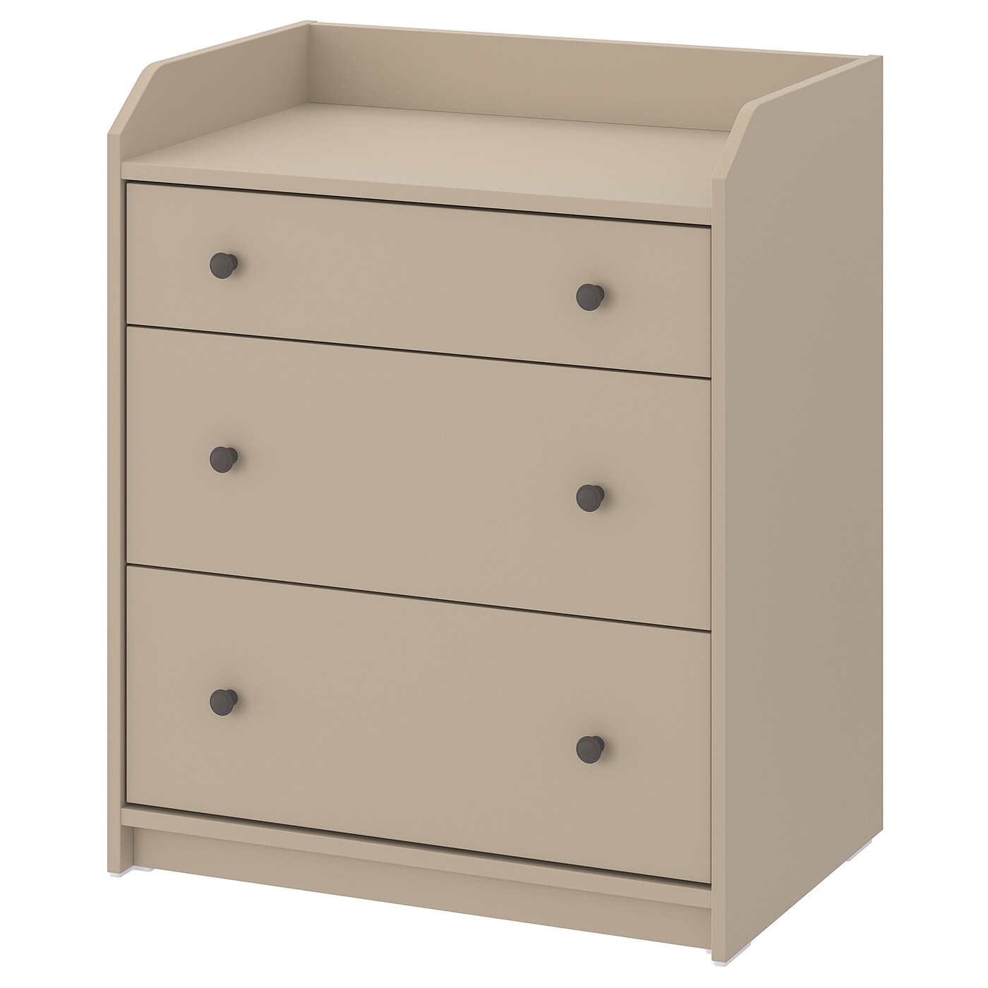 【IKEA】hauga ベージュ HAUGA chest of 3 drawers beige - IKEA