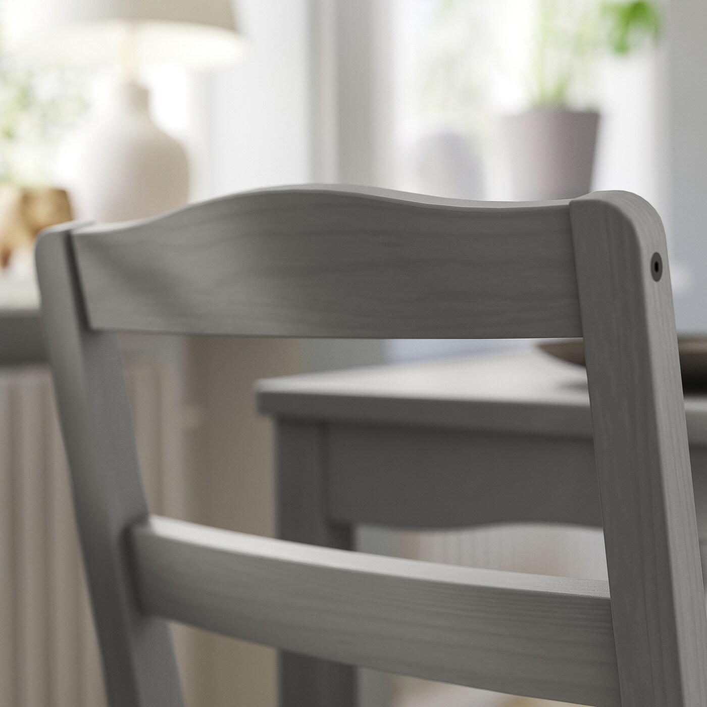 HAUGA / HAUGA table and 6 chairs grey/grey - IKEA HAUGA / HAUGA table and 6 chairs grey/grey - IKEA