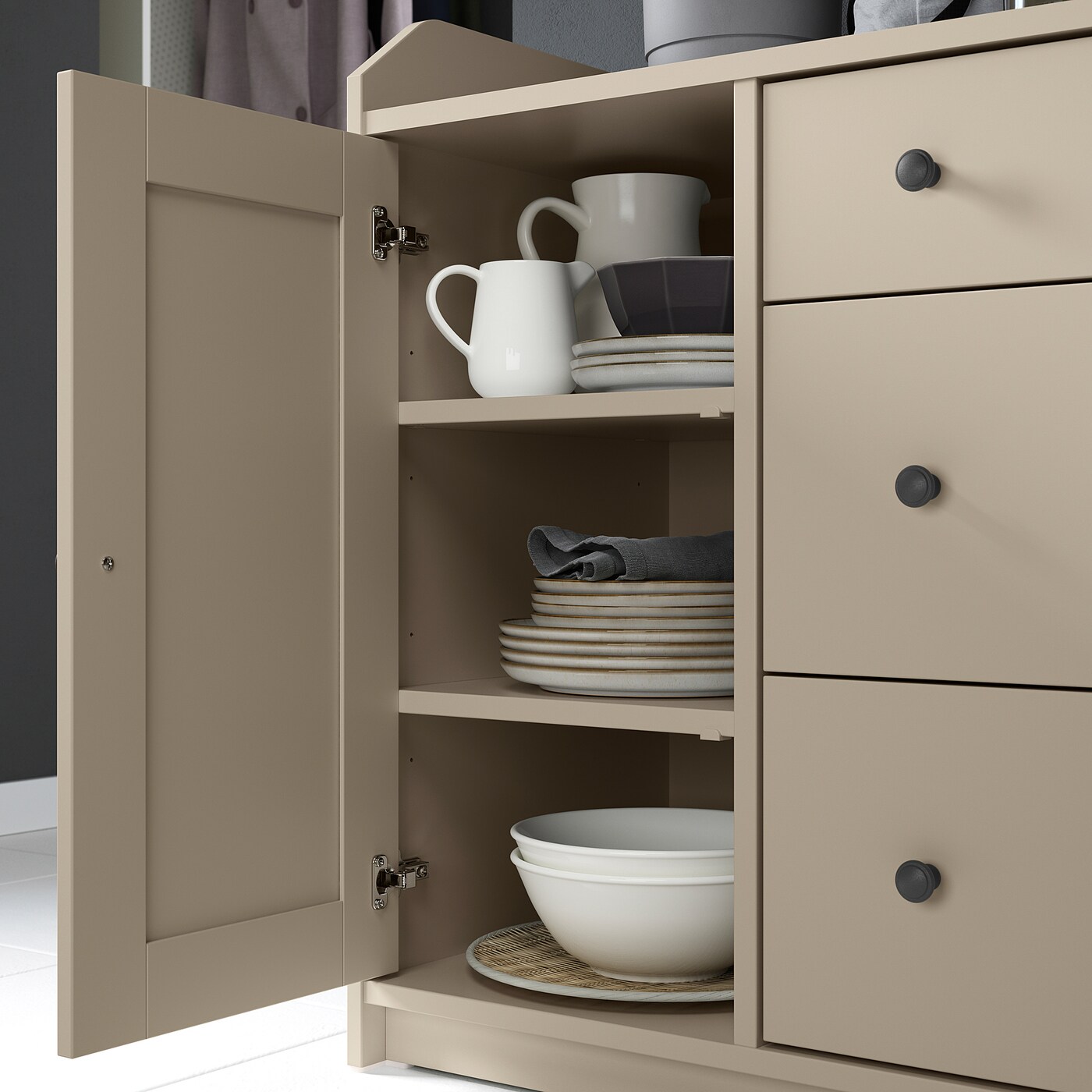 IKEA HAUGAシリーズ　サイドボード HAUGA sideboard white - IKEA