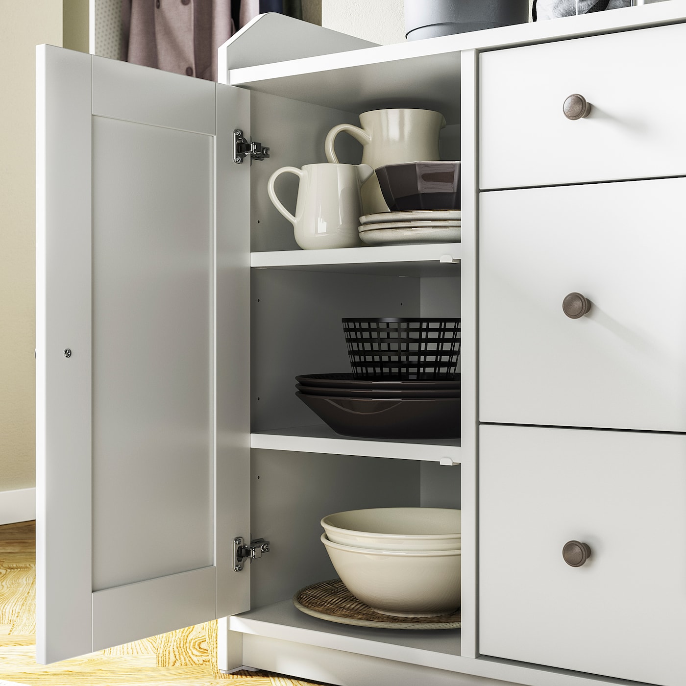 HAUGA sideboard white - IKEA