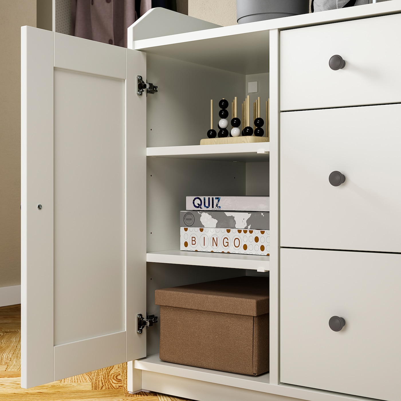 HAUGA storage combination white - IKEA