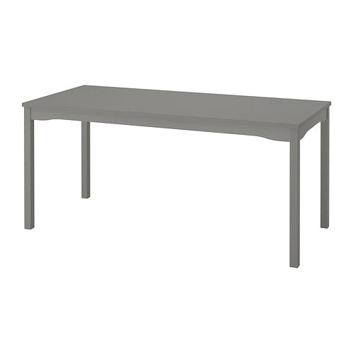 IKEA VANGSTA テーブル　ブラウン　120/180 x 75 VANGSTA extendable table black/dark brown - IKEA