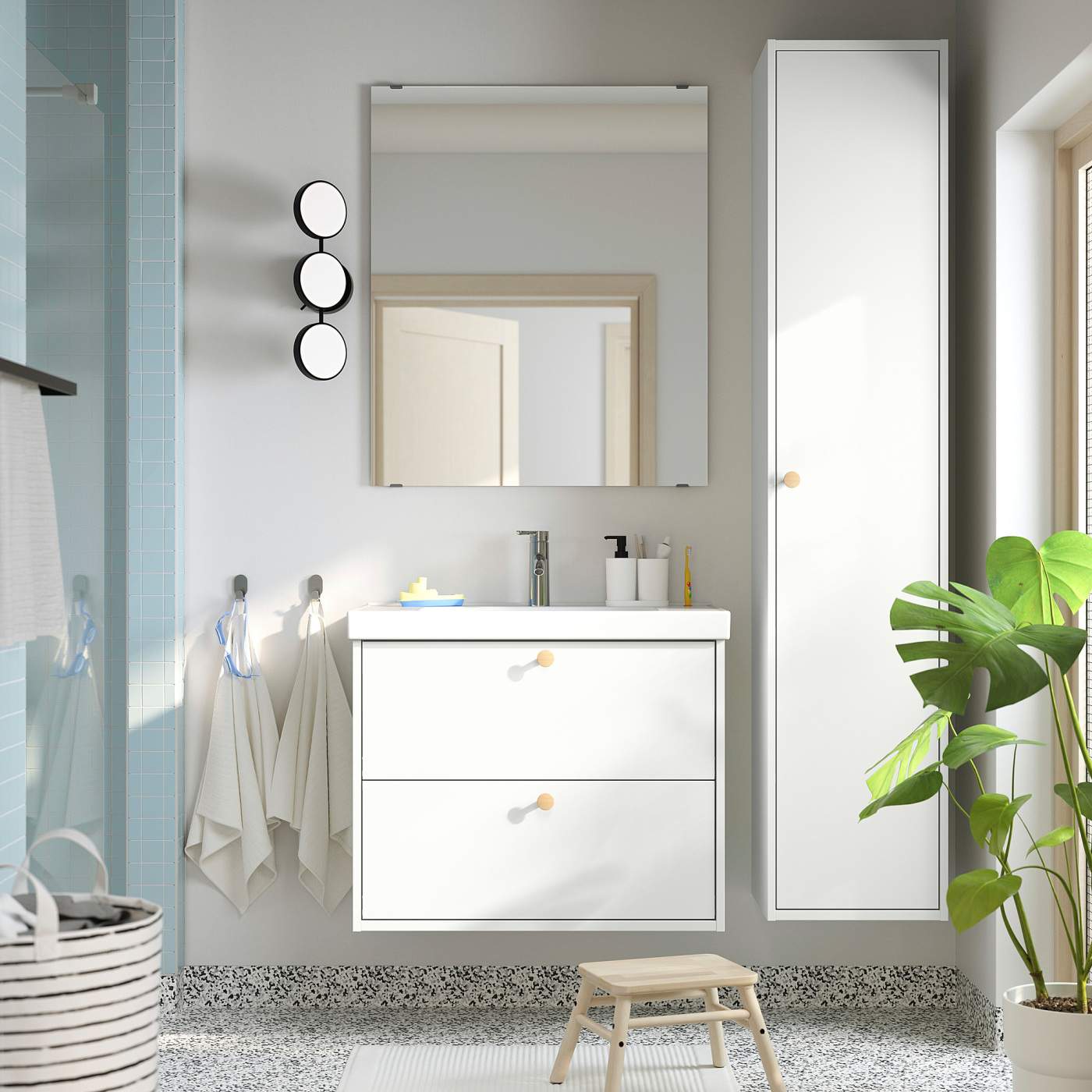 HAVBÄCK high cabinet with door white - IKEA