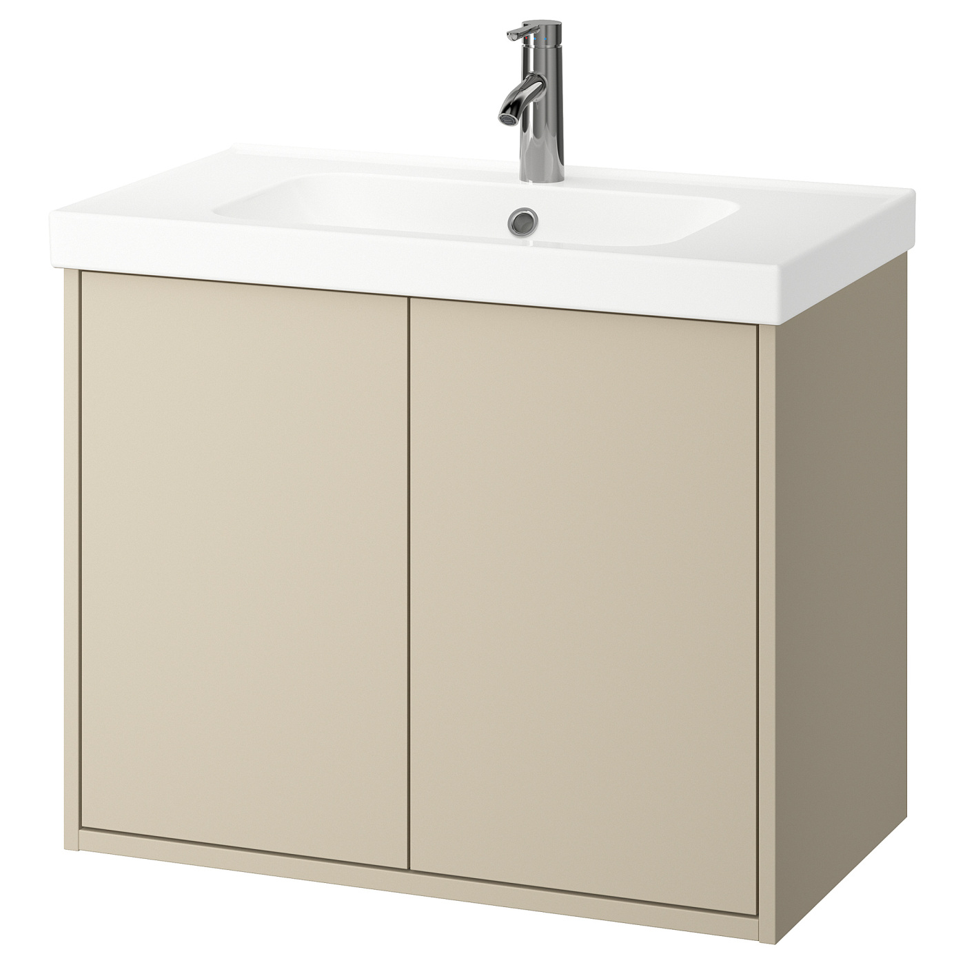 HAVBÄCK / ORRSJÖN wash-stnd w doors/wash-basin/tap beige - IKEA