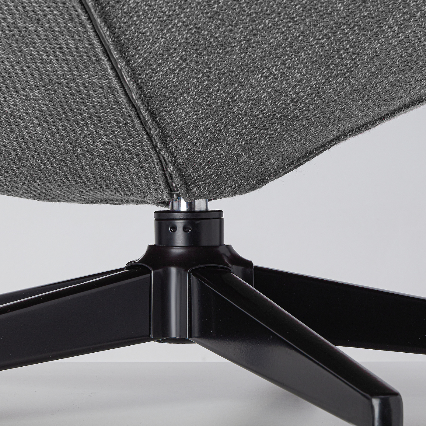 HAVBERG swivel easy chair Lejde grey/black - IKEA