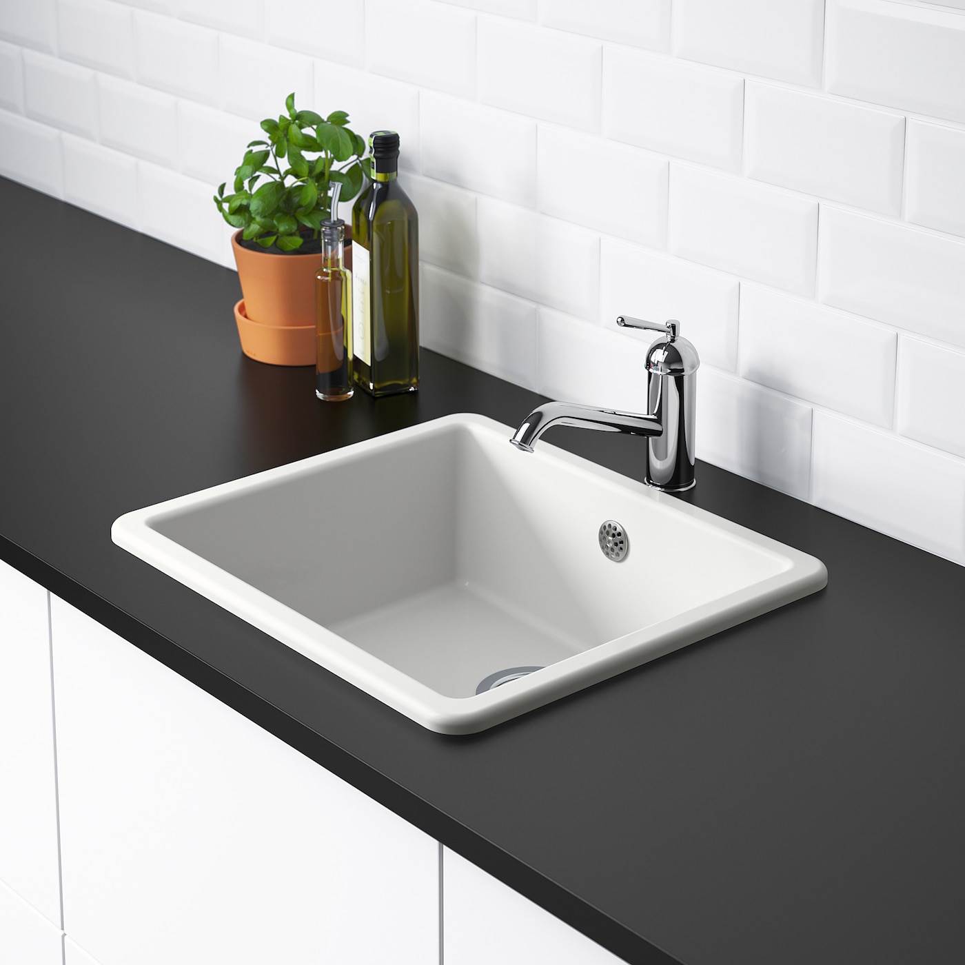HAVSEN inset sink, 1 bowl white - IKEA HAVSEN inset sink, 1 bowl white - IKEA