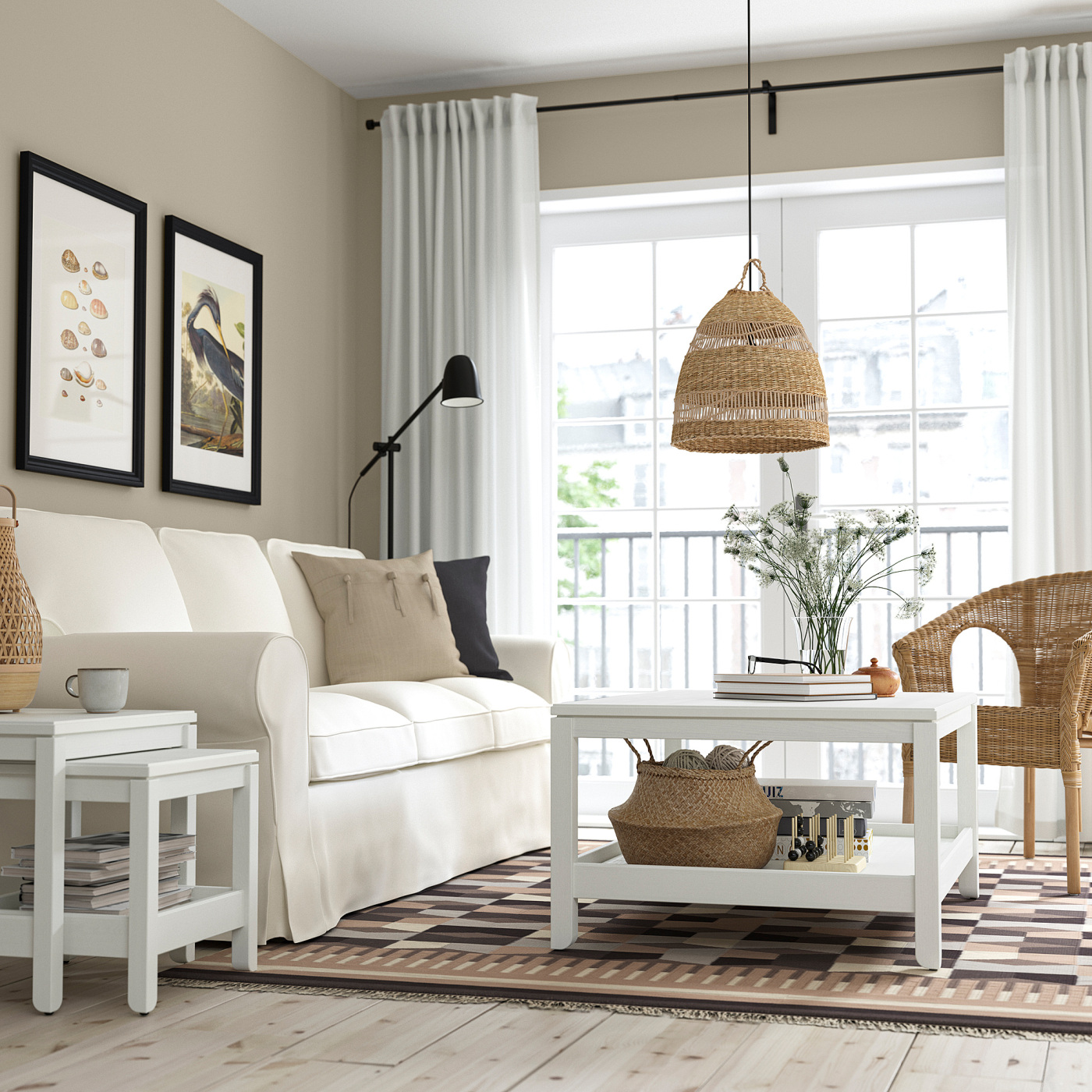 【希少】IKEA HAVSTA ハーヴスタ ネストテーブル2点セット ホワイト HAVSTA nest of tables, set of 2 white - IKEA