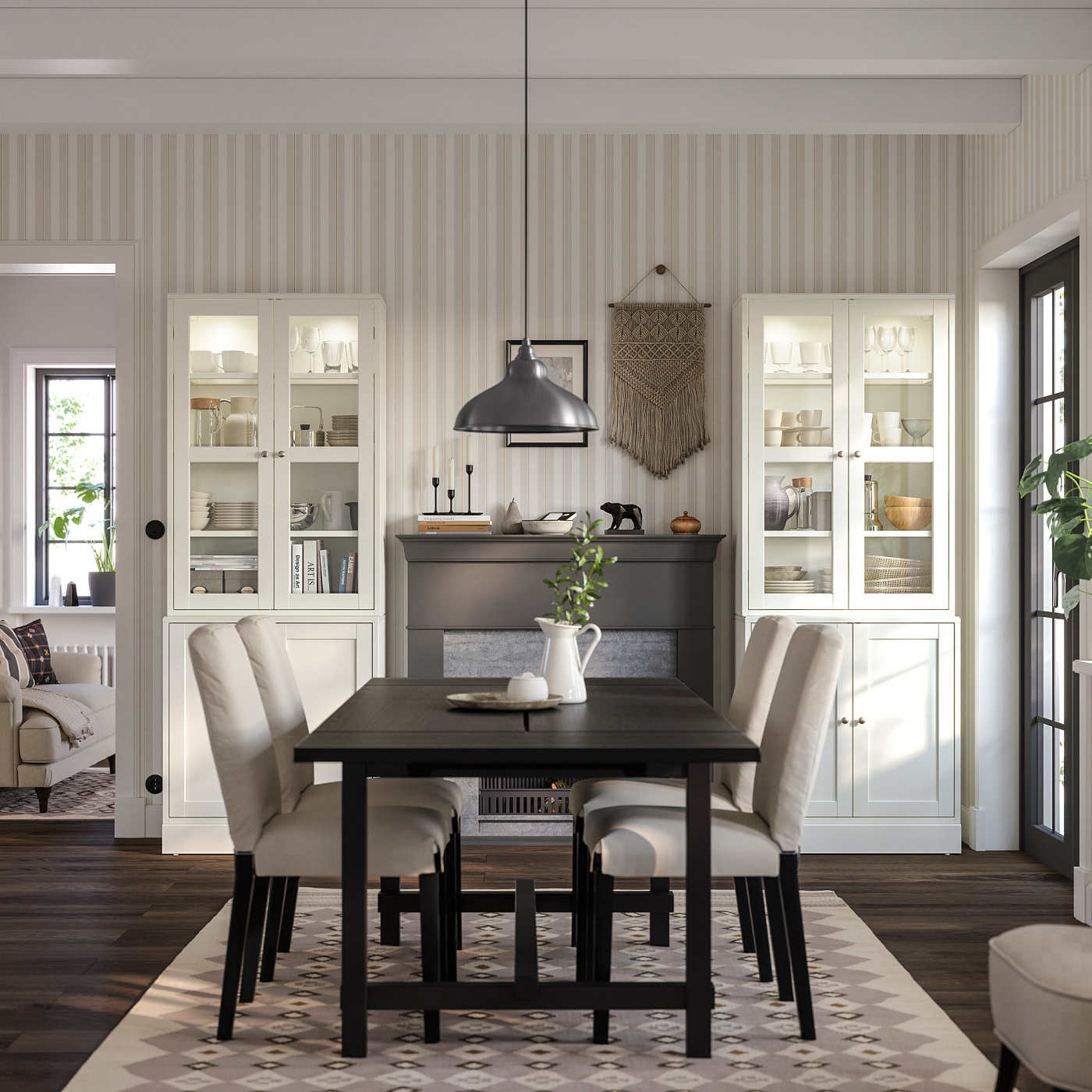 HAVSTA storage combination w glass-doors white - IKEA