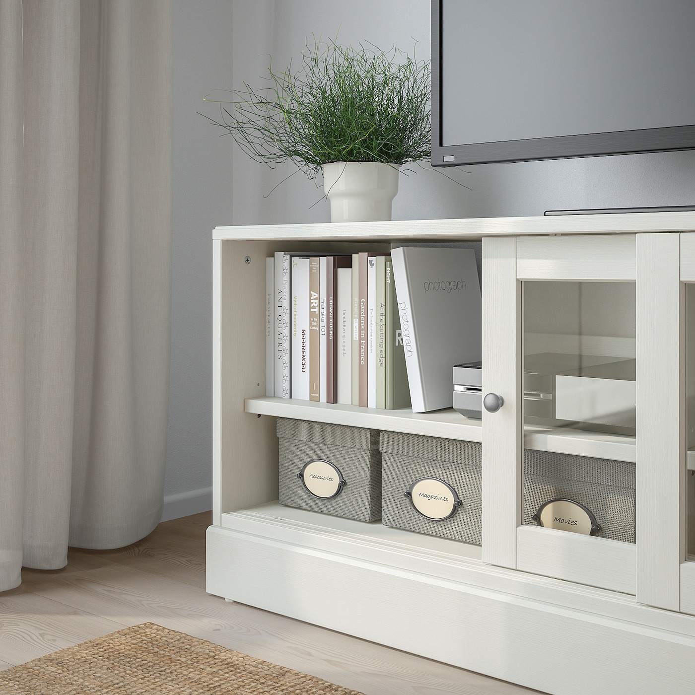 Havsta tv bench with plinth discount