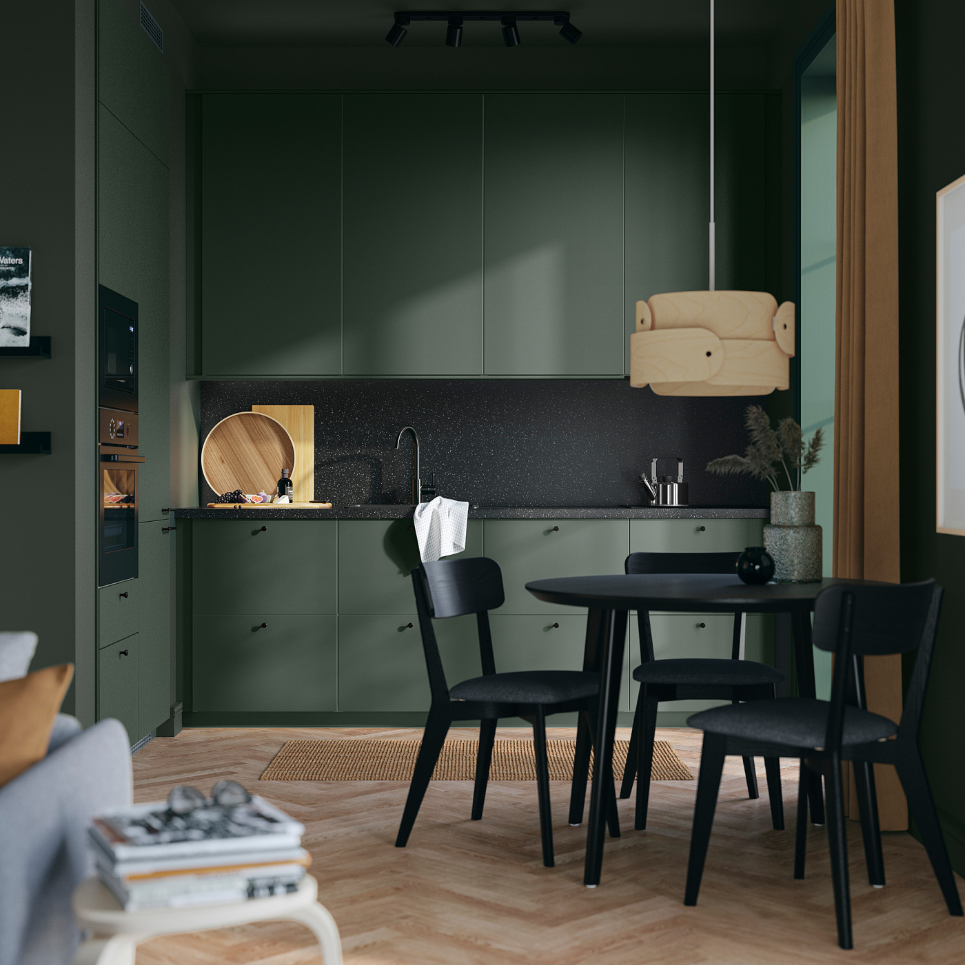HAVSTORP cover panel deep green - IKEA