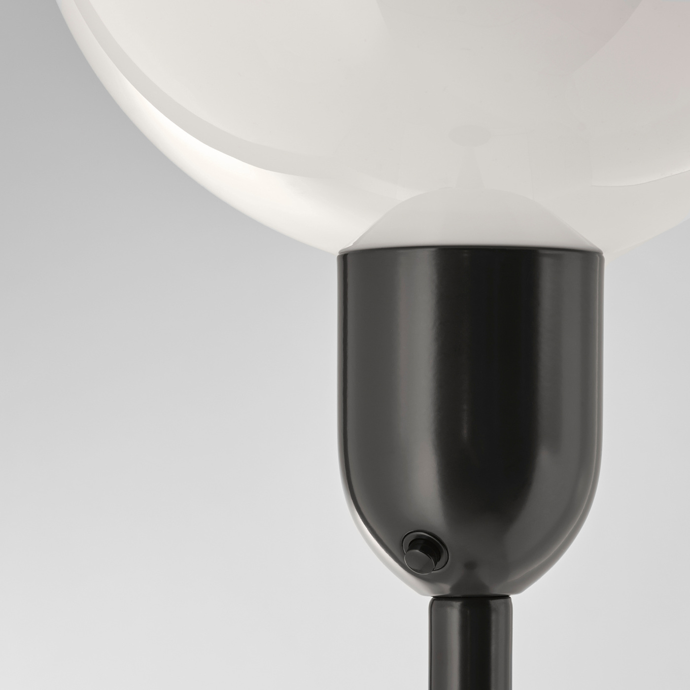 HEKTOGRAM floor uplighter/reading lamp black/white - IKEA