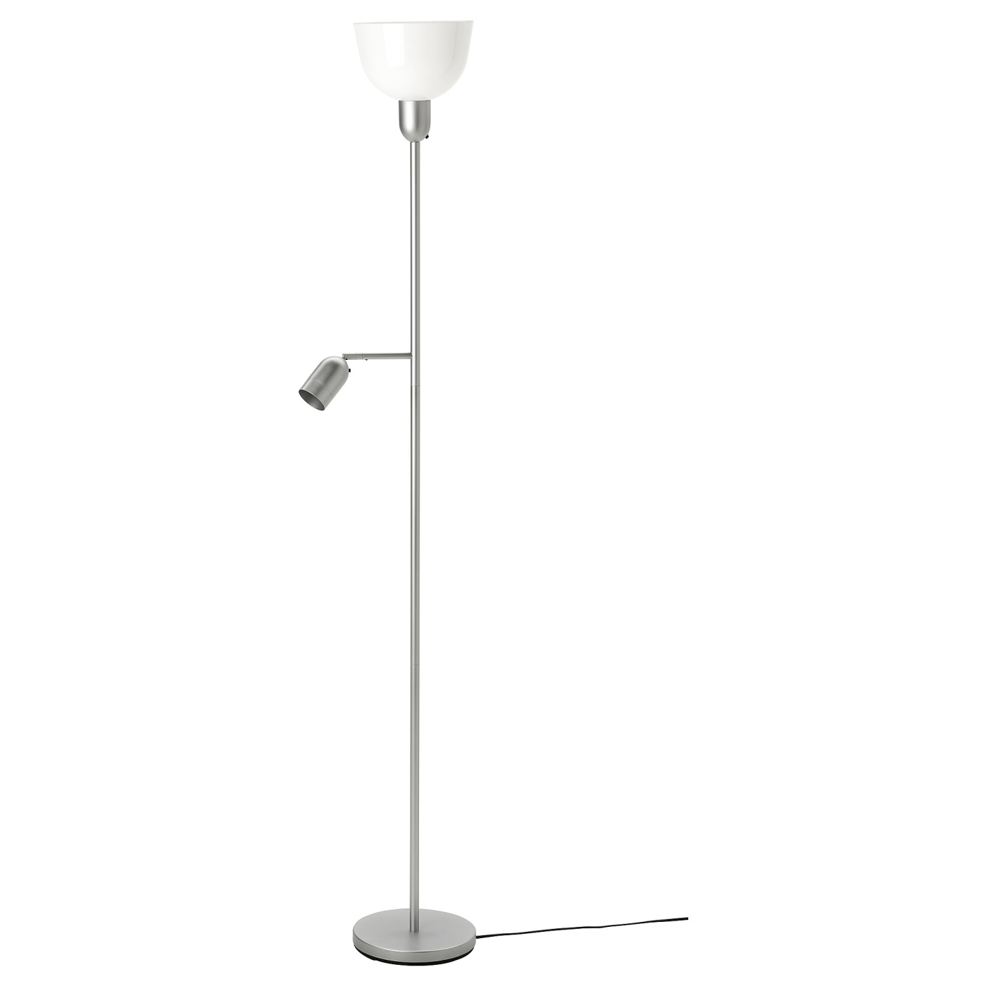 【IKEA】HEKTOGRAM/ヘクトグラム HEKTOGRAM floor uplighter/reading lamp silver-colour/white - IKEA