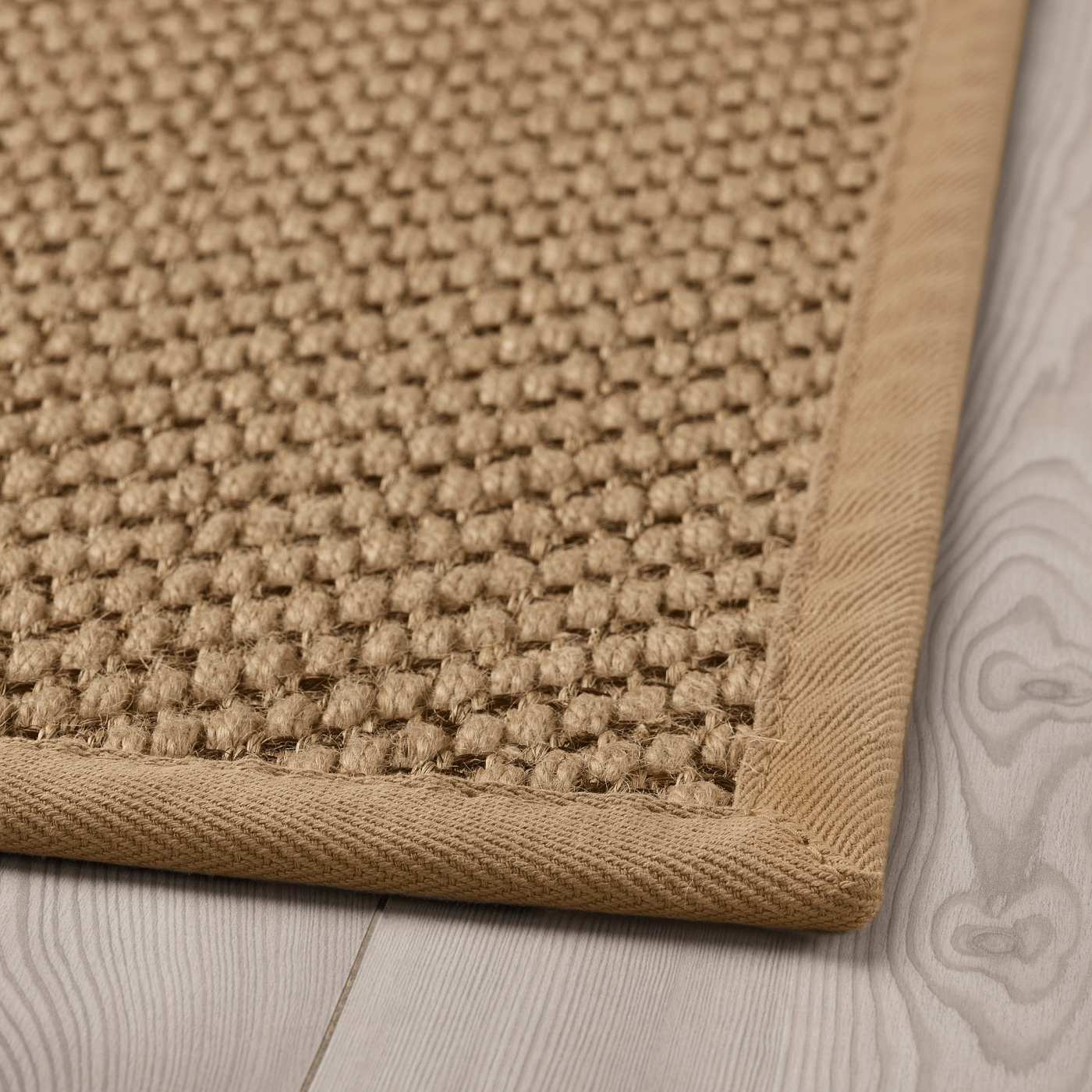 HELLESTED rug, flatwoven natural/brown - IKEA