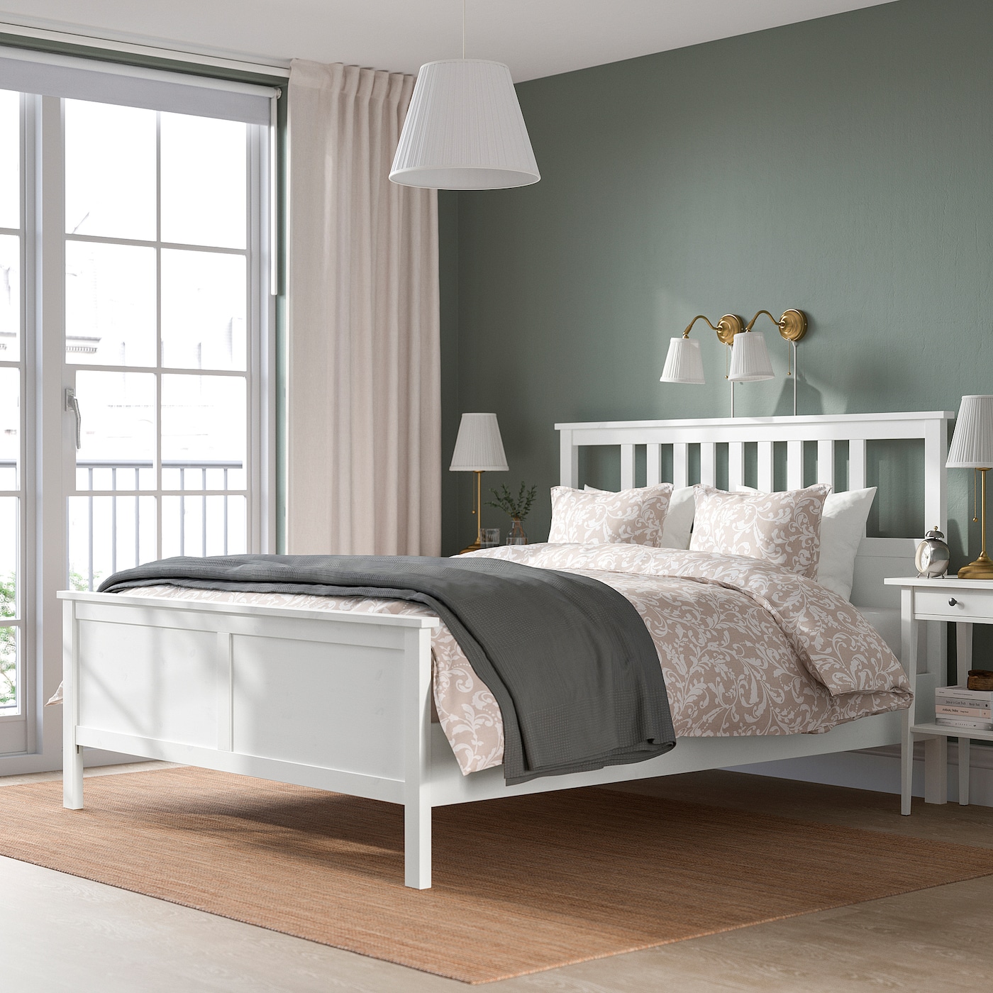 HEMNES ヘムネス　80cm×200cm HEMNES day-bed frame with 3 drawers yellow - IKEA