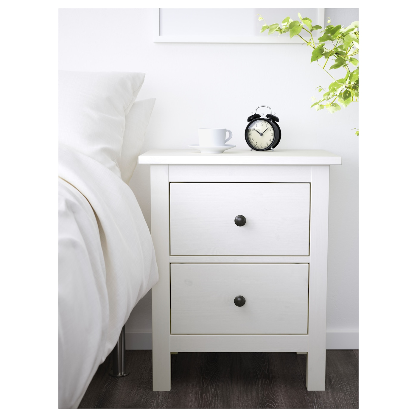 HEMNES bedroom furniture, set of 3 white stain - IKEA