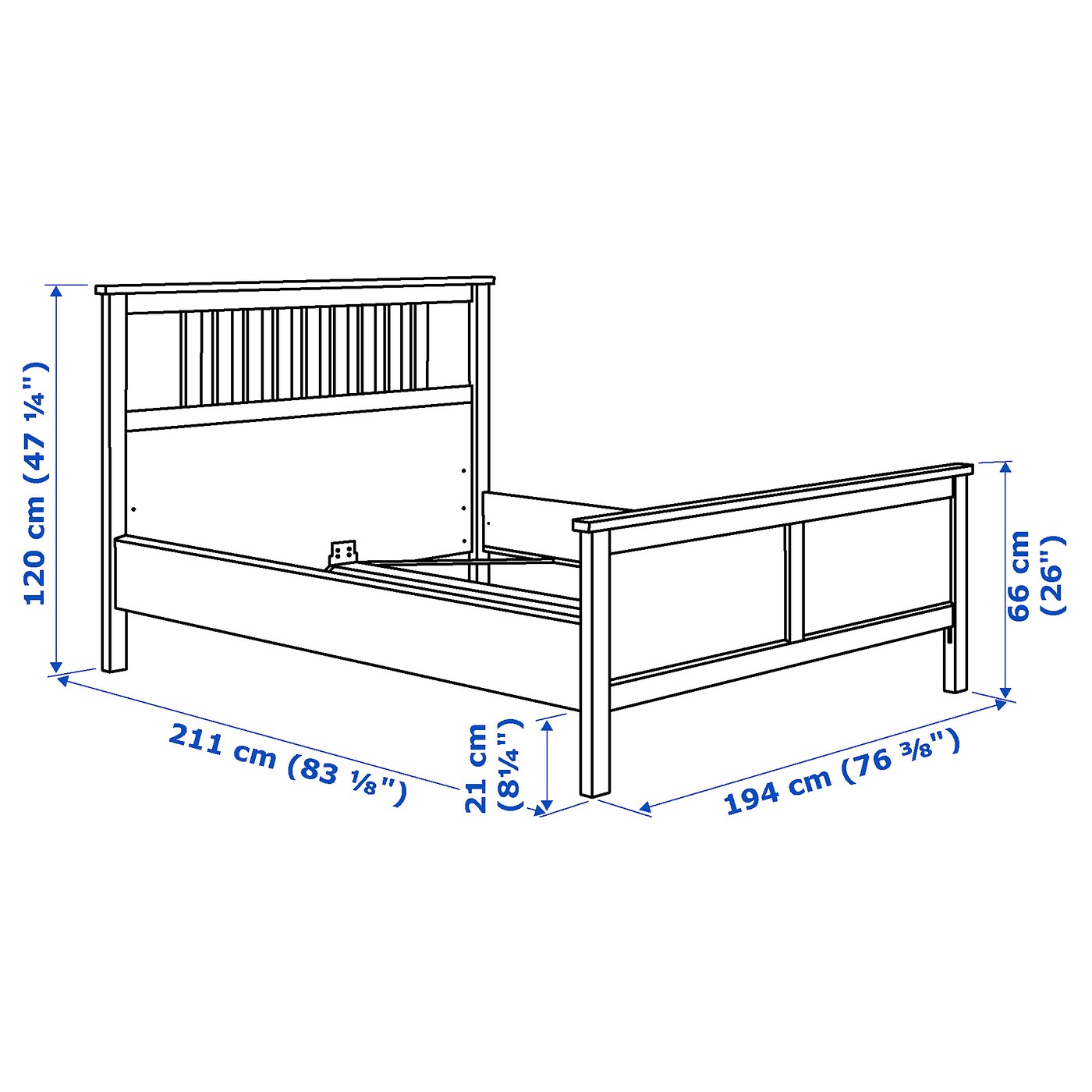 HEMNES bedroom furniture, set of 4 white stain - IKEA