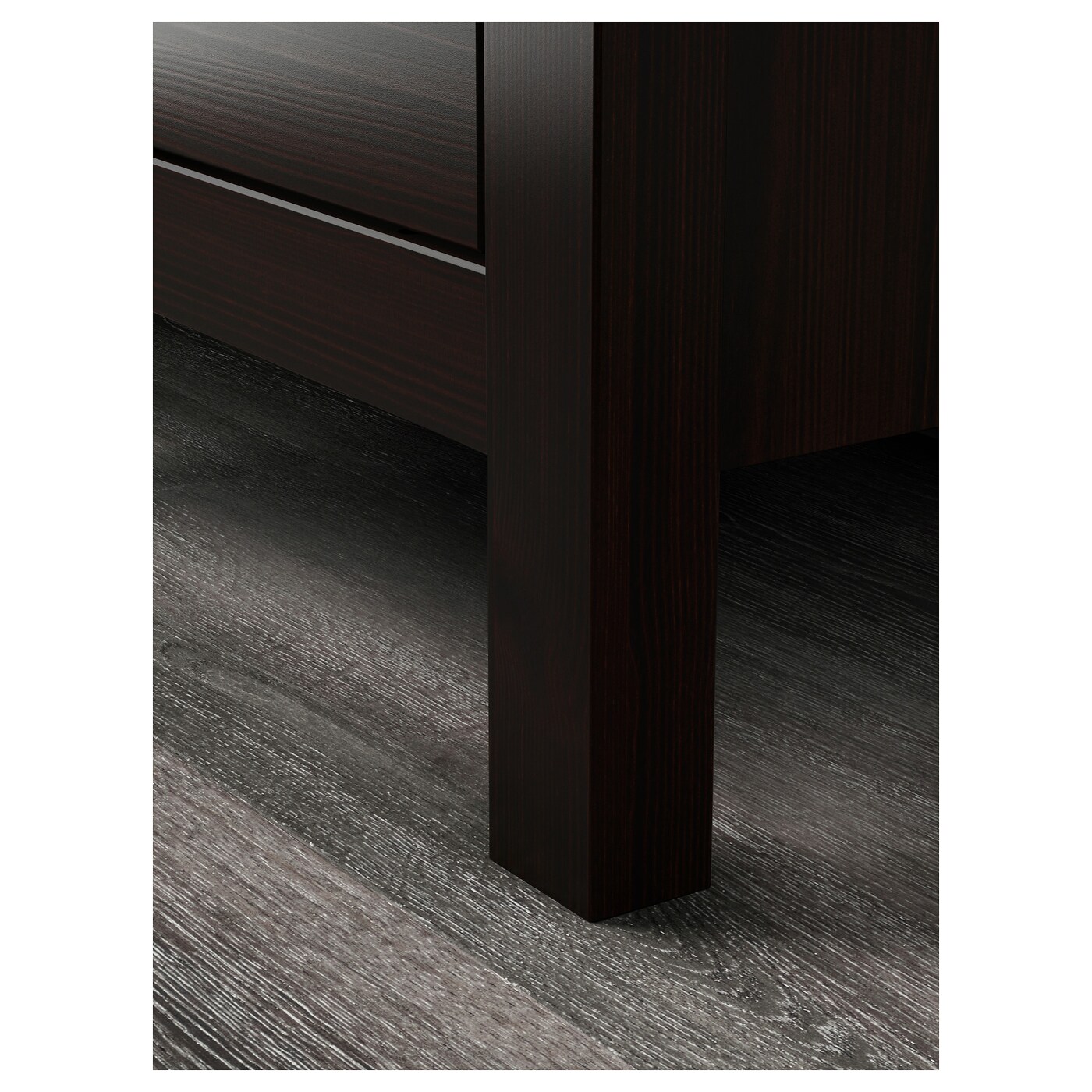 HEMNES chest of 2 drawers black-brown - IKEA