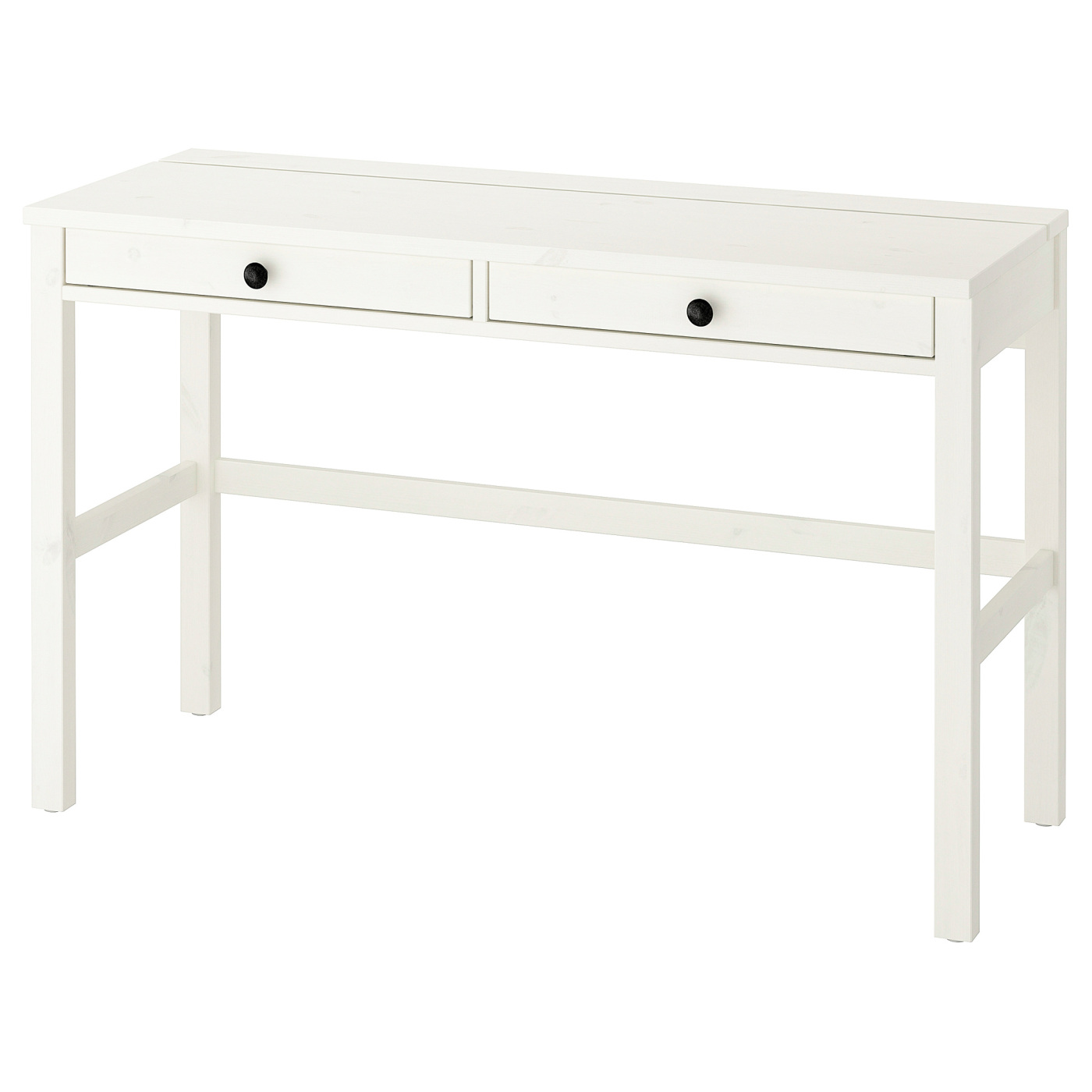 HEMNES desk with 2 drawers white stain - IKEA