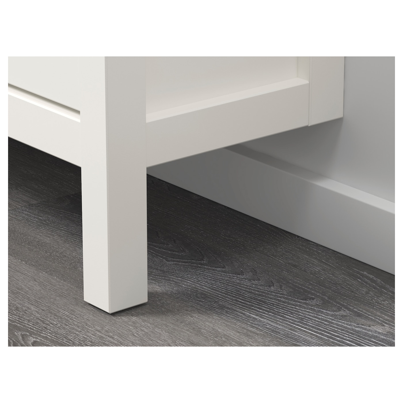 IKEA/HEMNES シューズボックス HEMNES ヘムネス シューズボックス2段×2, ホワイト, 107x22x101
