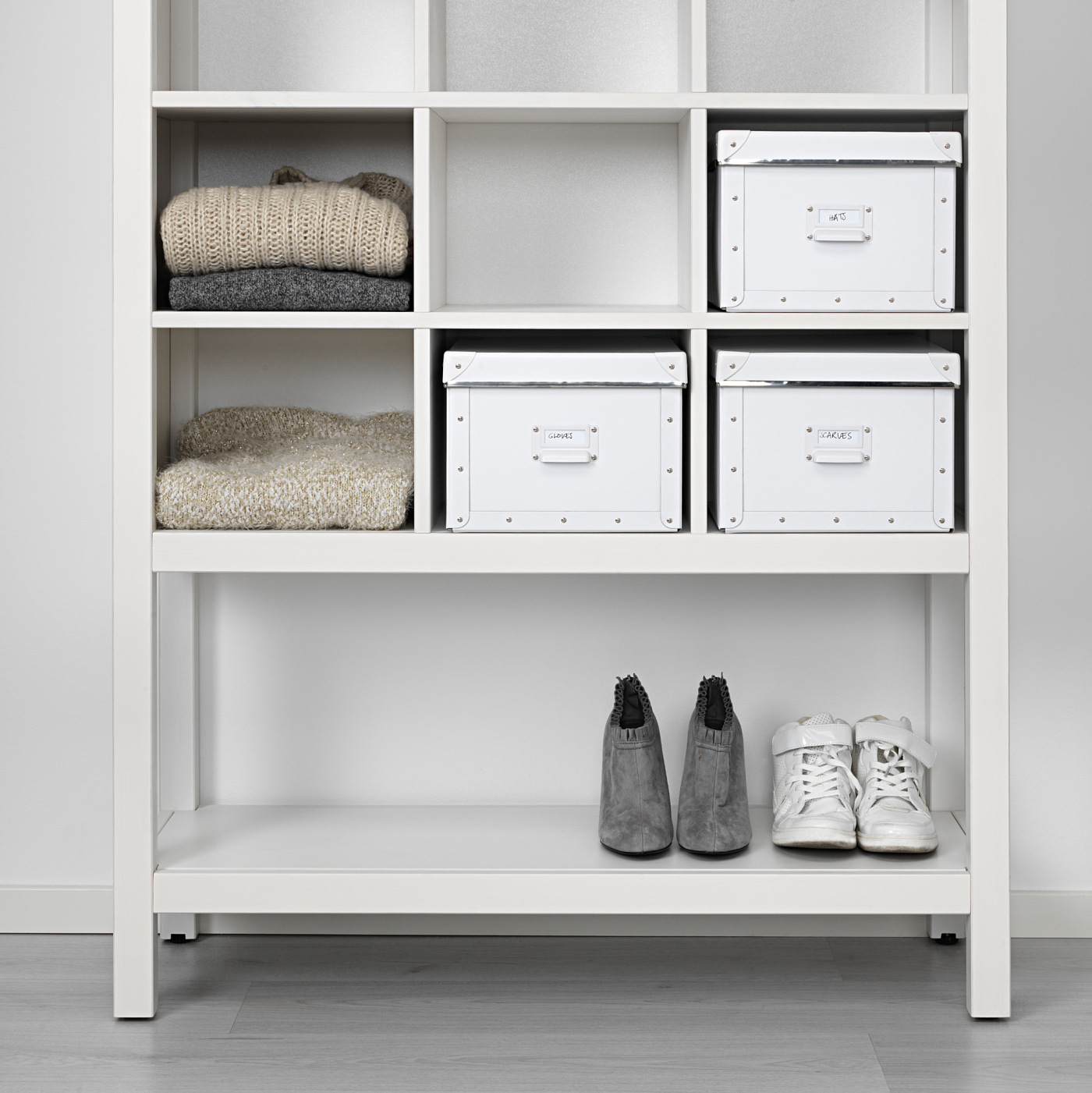 HEMNES storage unit white stained - IKEA