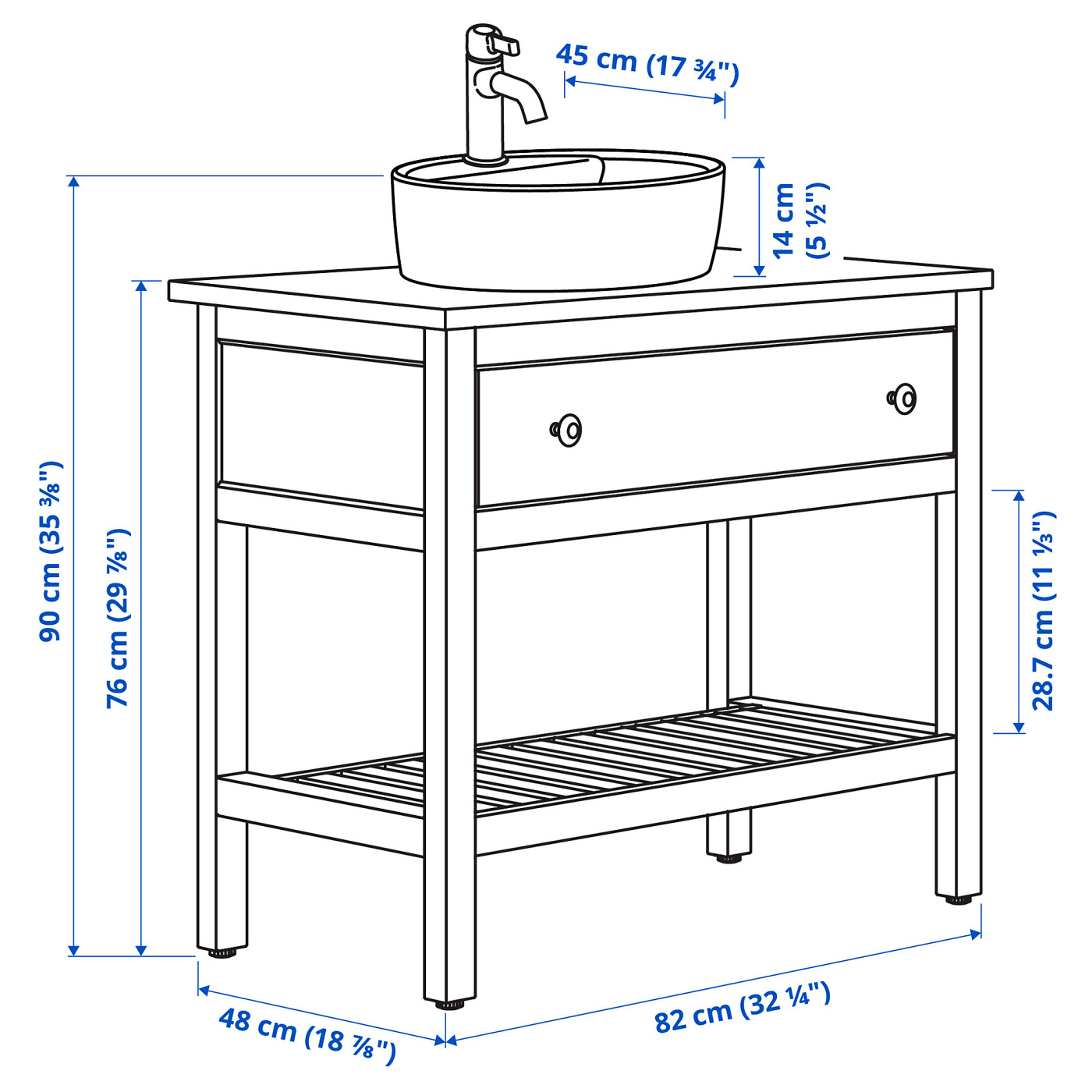 HEMNES / TÖRNVIKEN open wsh-stnd w drw/wash-basin/tap white - IKEA HEMNES / TÖRNVIKEN open wsh-stnd w drw/wash-basin/tap white - IKEA