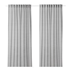 HILJA curtains, 1 pair white - IKEA