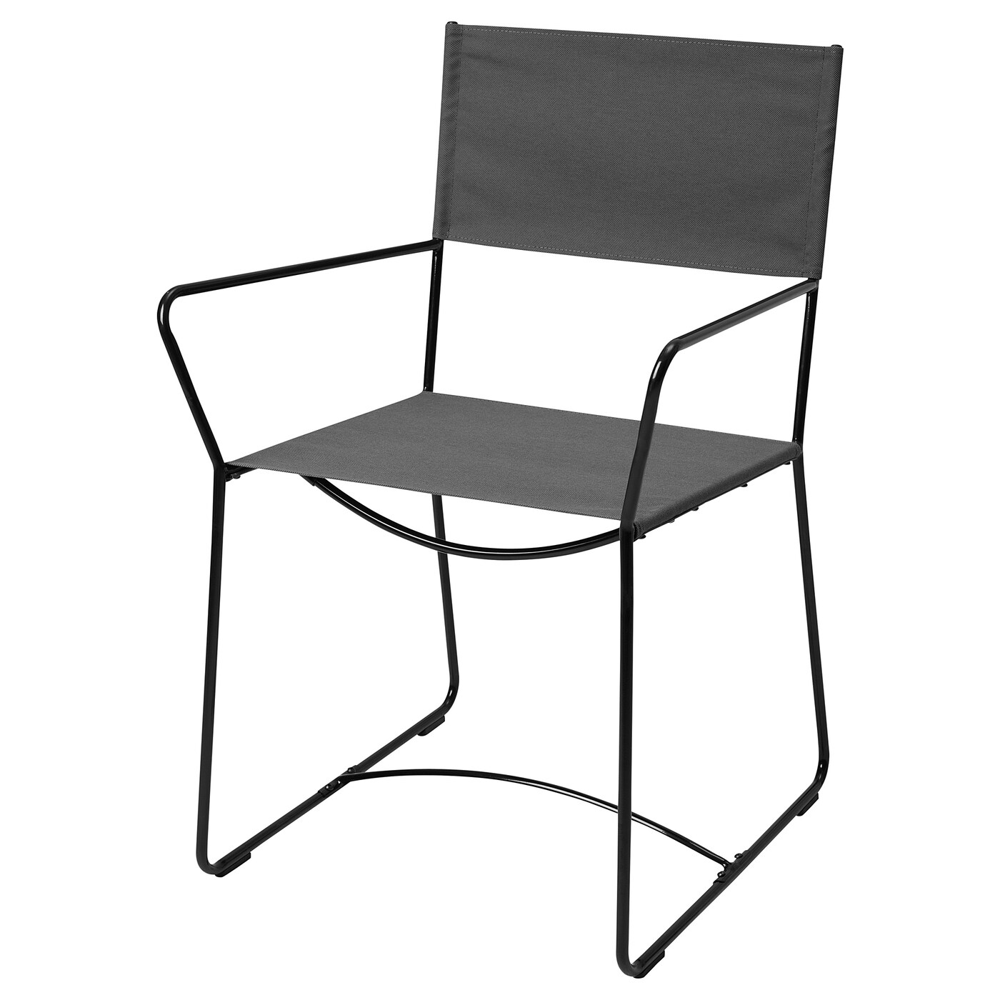 IKEA　HJORSTA HÖGALT chair black/Älvsborg dark grey - IKEA