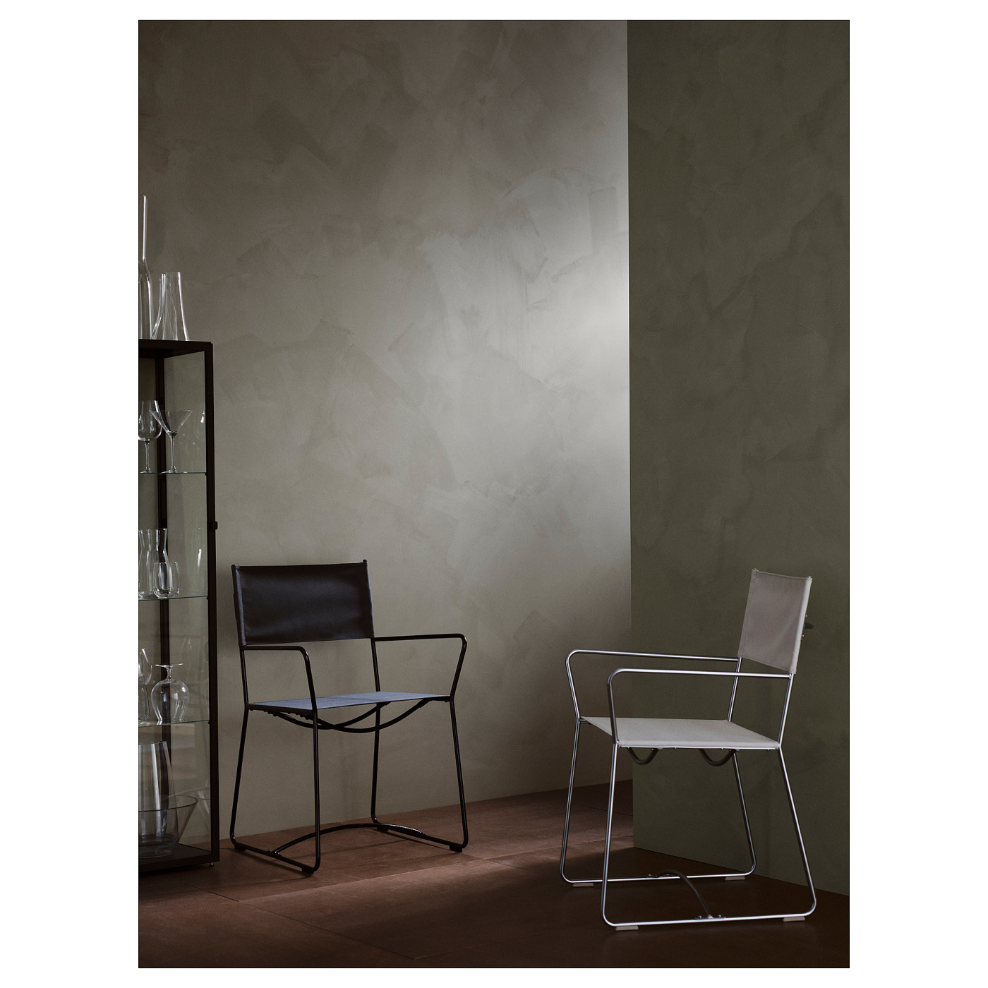 HÖGALT chair silver-colour/Älvsborg beige - IKEA