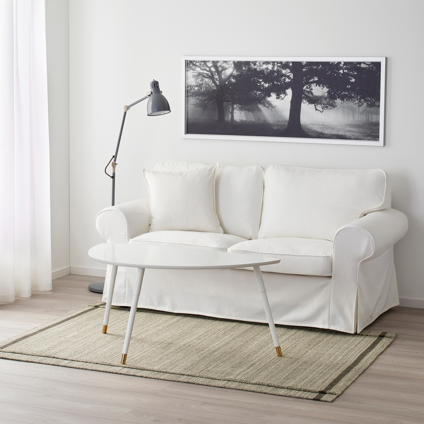 HÖJET rug, flatwoven handmade/beige - IKEA