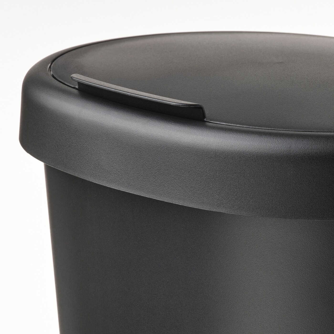 HÖLASS bin with lid black - IKEA