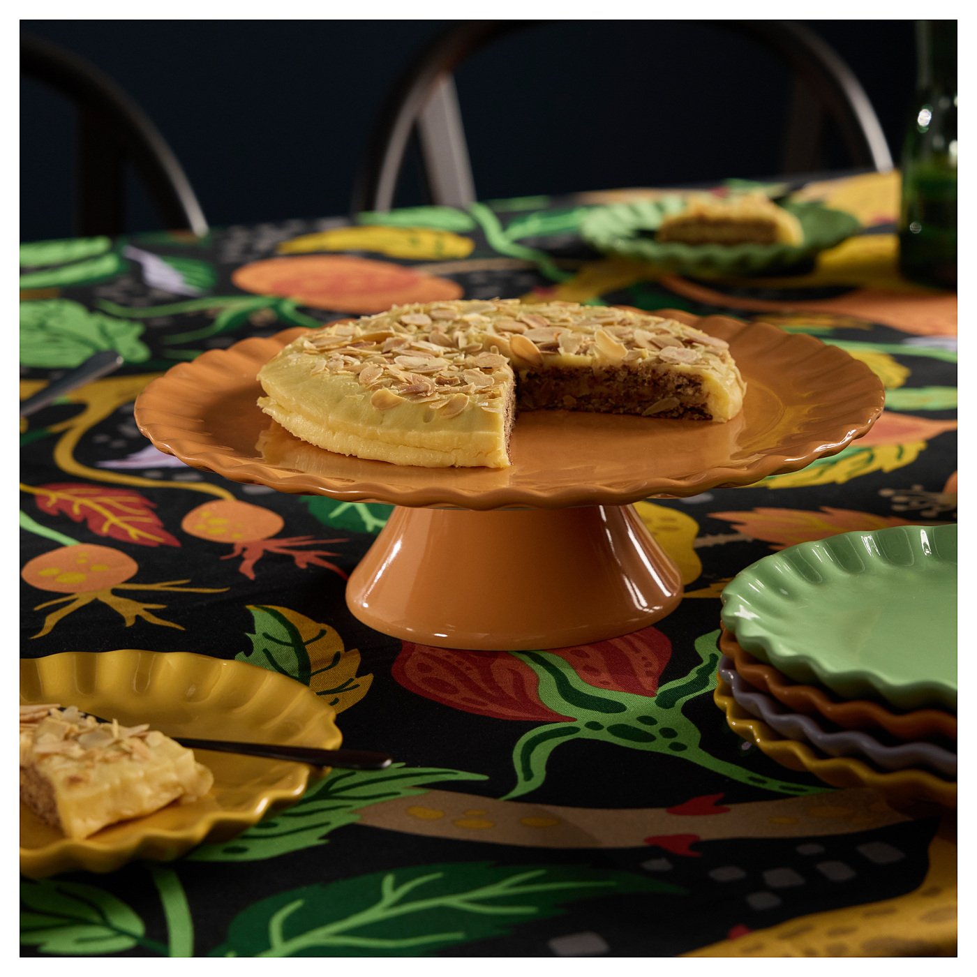 HÖSTAGILLE serving stand orange - IKEA