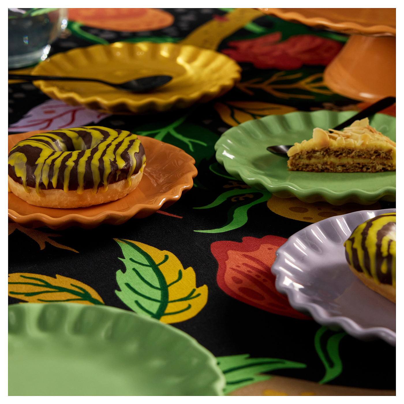 HÖSTAGILLE side plate mixed colours - IKEA