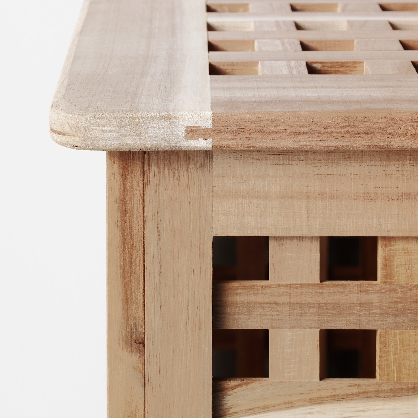 HOL storage table acacia - IKEA