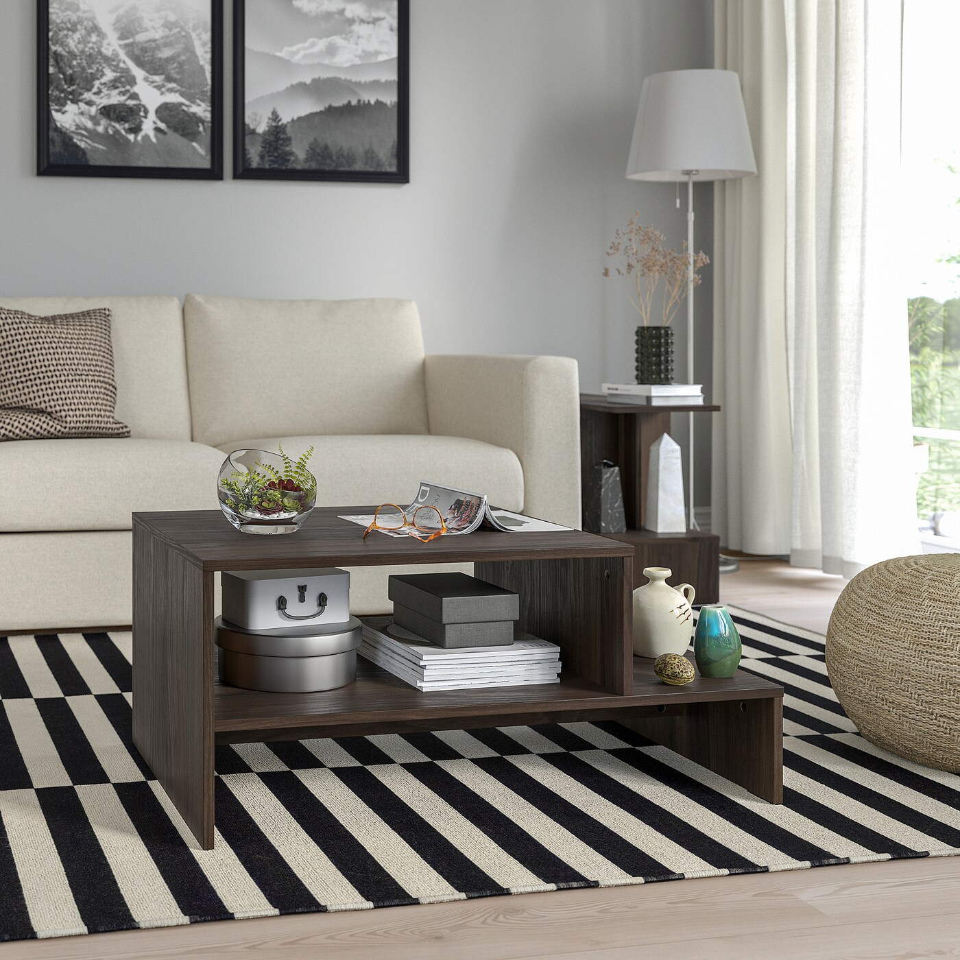 HOLMERUD coffee table dark brown - IKEA