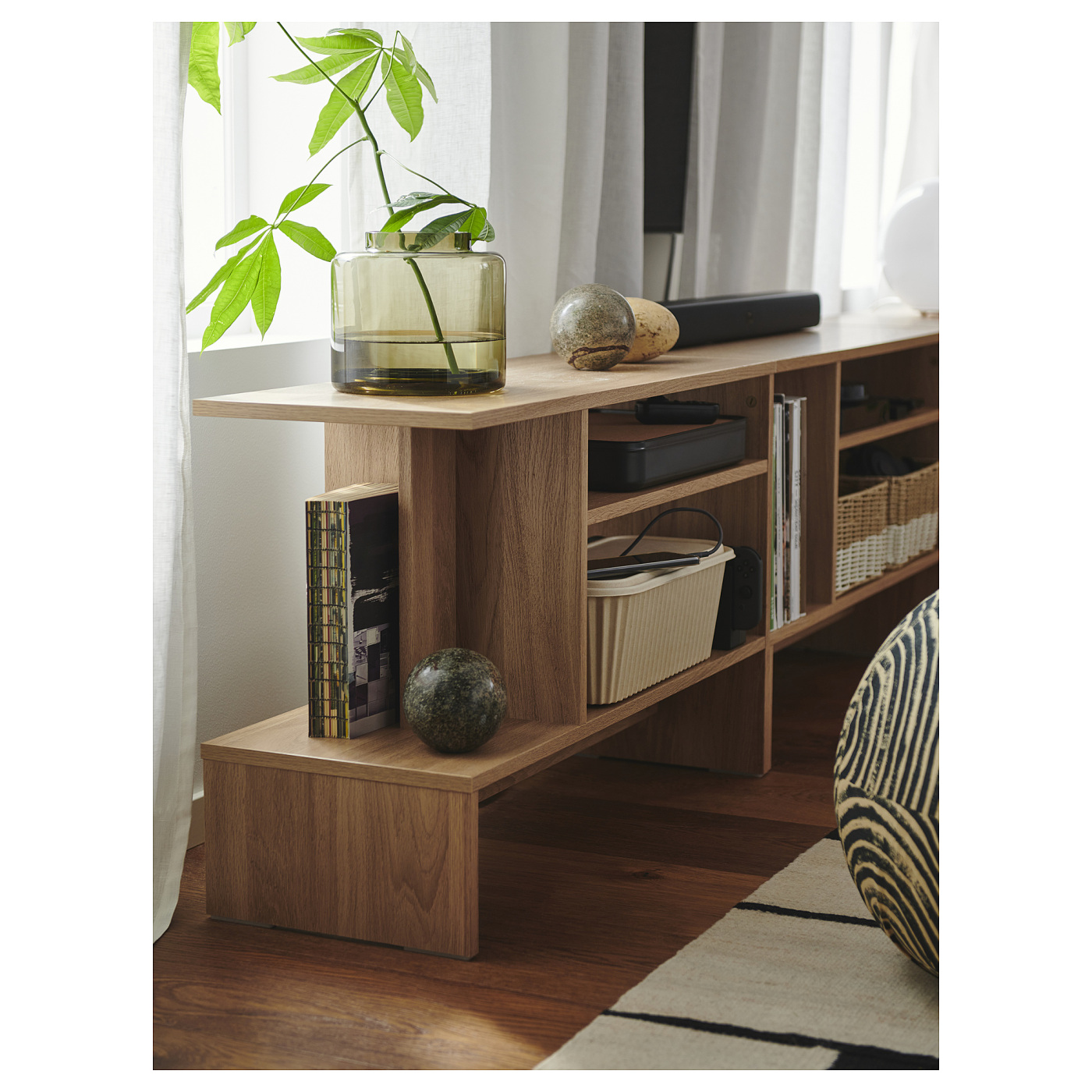 HOLMERUD side table oak effect - IKEA