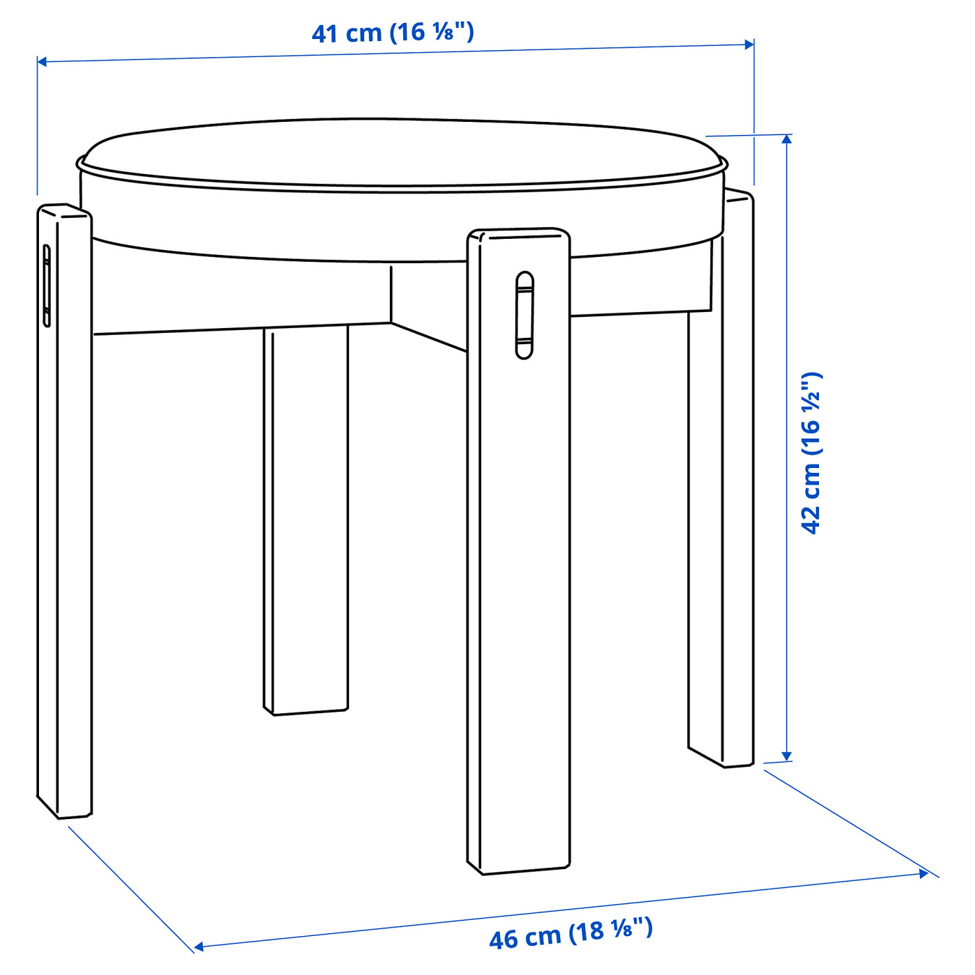 HOLMSJÖ stool beech/Jonsbyn black - IKEA