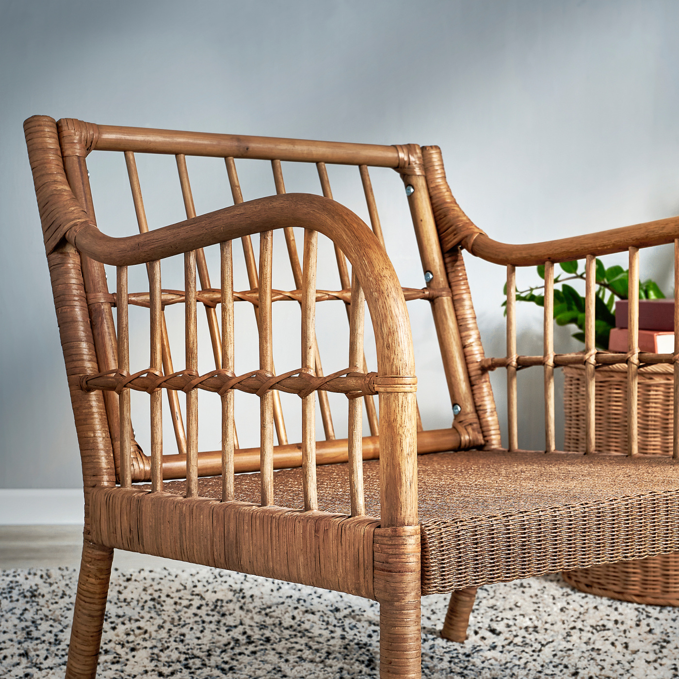 HOLMSTA armchair handmade beige - IKEA