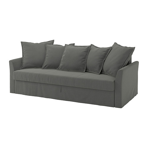 HOLMSUND 霍姆桑德转角沙发床布古达深灰色- IKEA