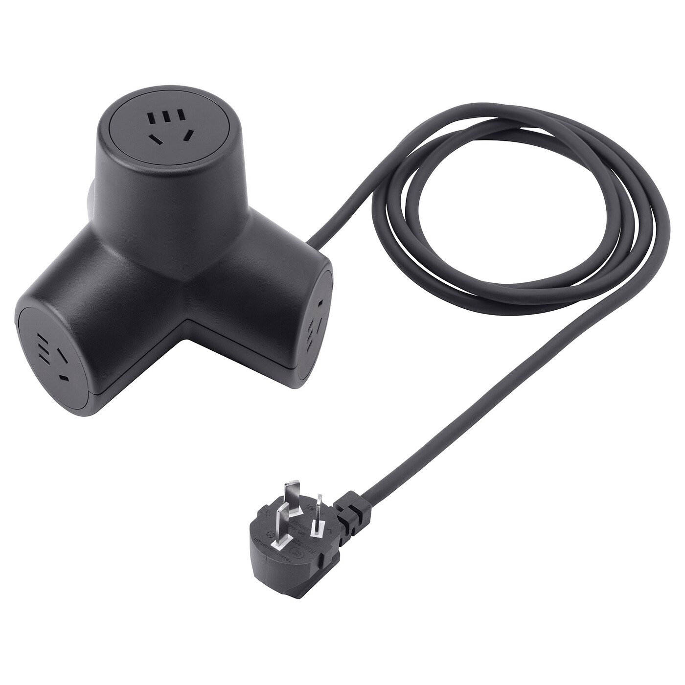 HORNFELS extension cord dark grey - IKEA