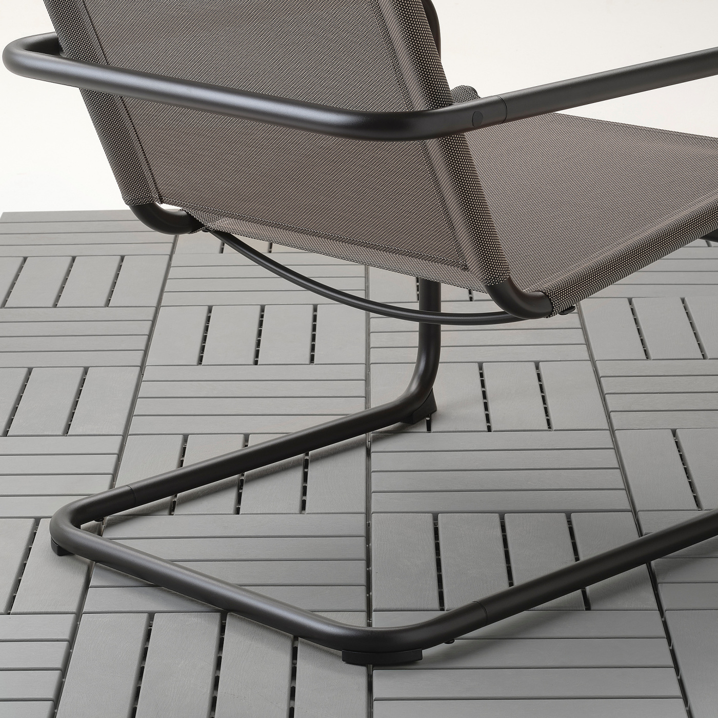 HUSARÖ armchair, outdoor dark grey - IKEA