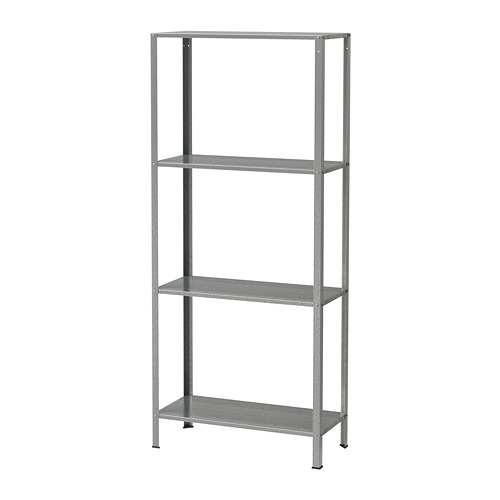 LERBERG shelf unit dark grey - IKEA
