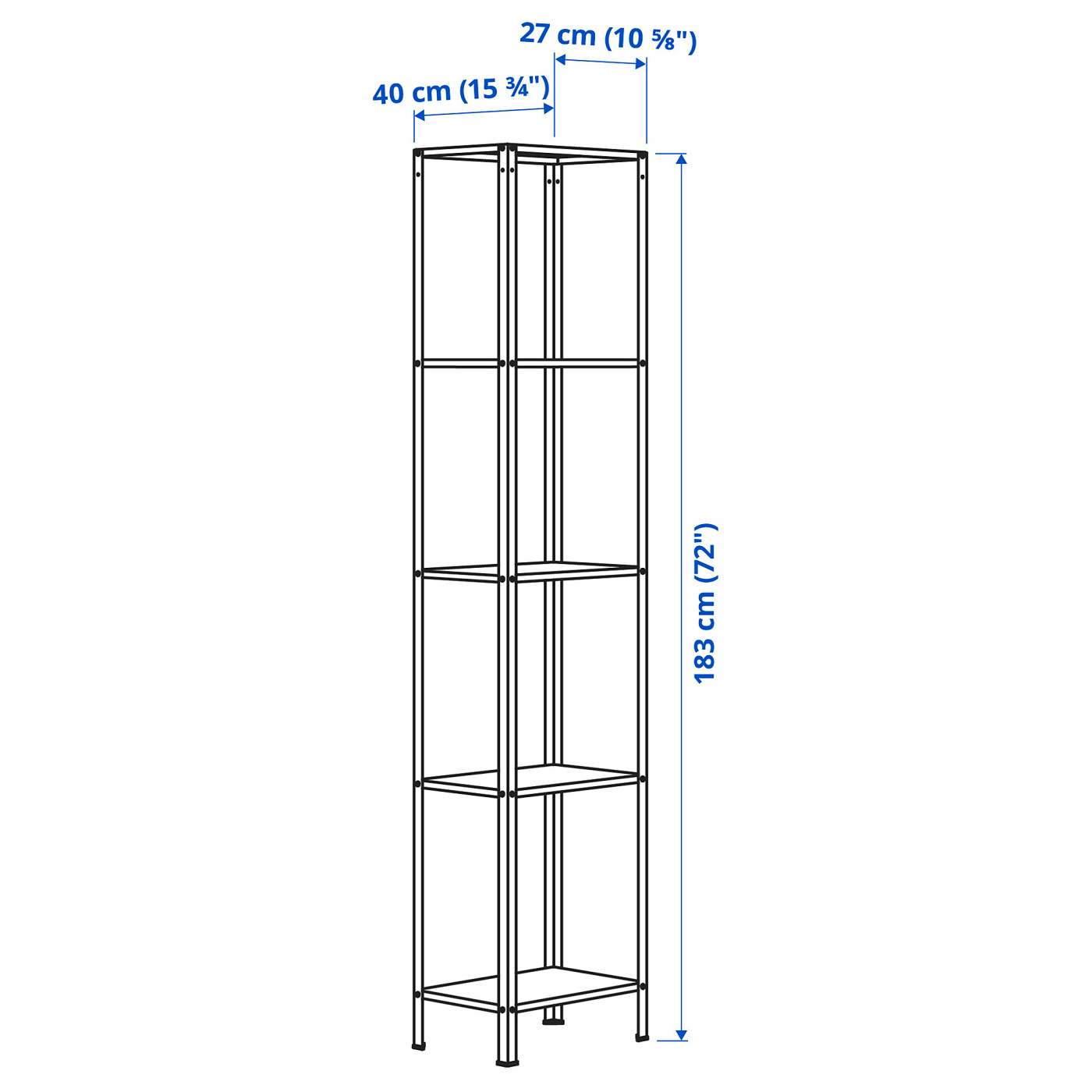 HYLLIS shelving unit in/outdoor - IKEA