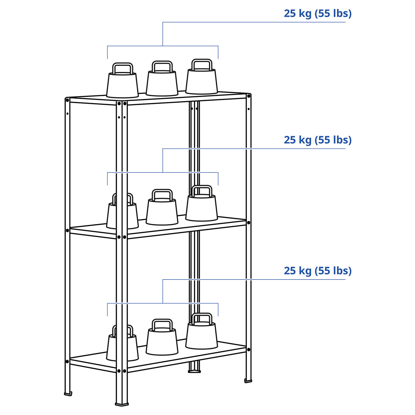 HYLLIS shelving unit in/outdoor - IKEA