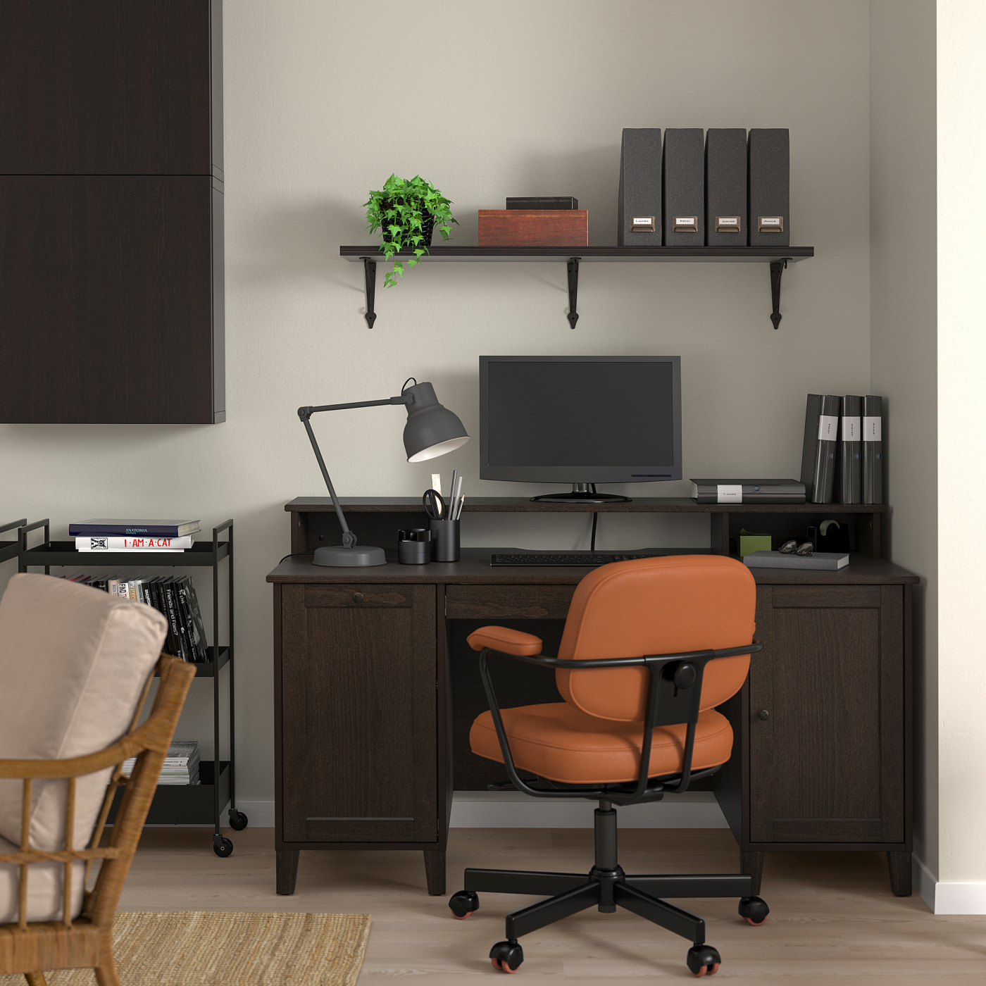 IDANÄS add-on unit desk brown - IKEA