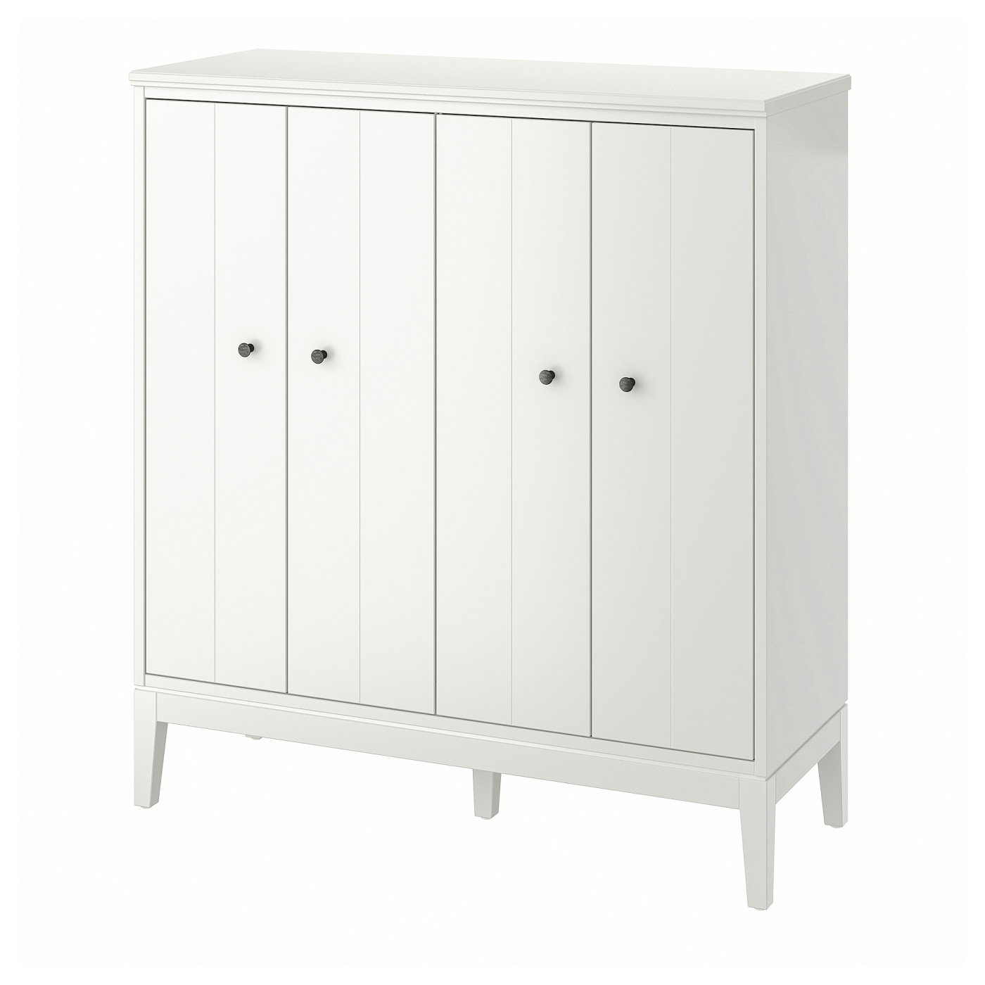 IDANÄS cabinet with bi-folding doors white - IKEA