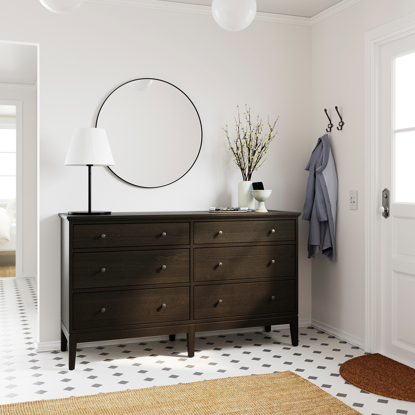 IDANÄS chest of 6 drawers dark brown stained - IKEA IDANÄS chest of 6 drawers dark brown stained - IKEA