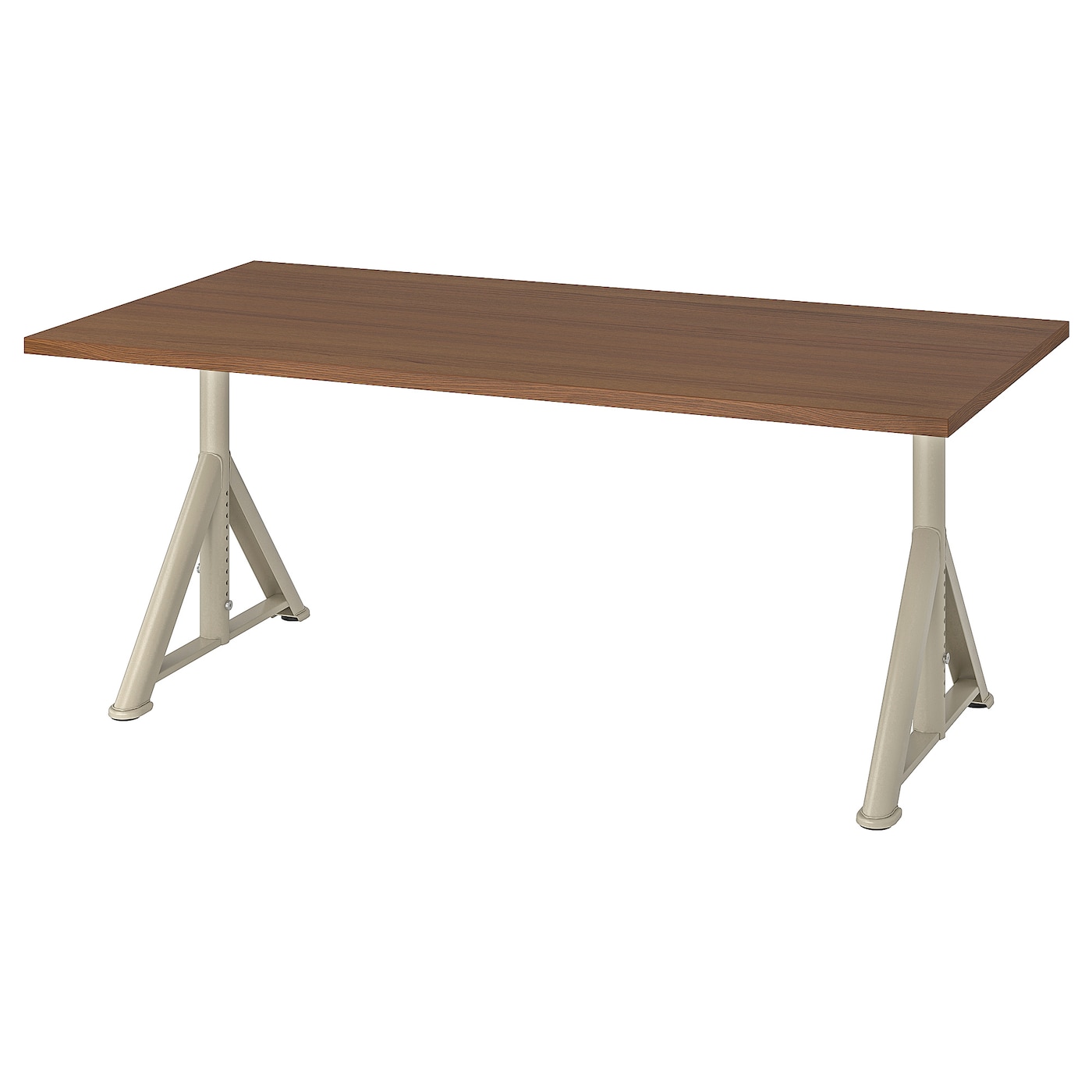 新品未開封IDÅSEN イドーセン 天板, ブラウン, 120x70 cm IDÅSEN desk brown/beige - IKEA